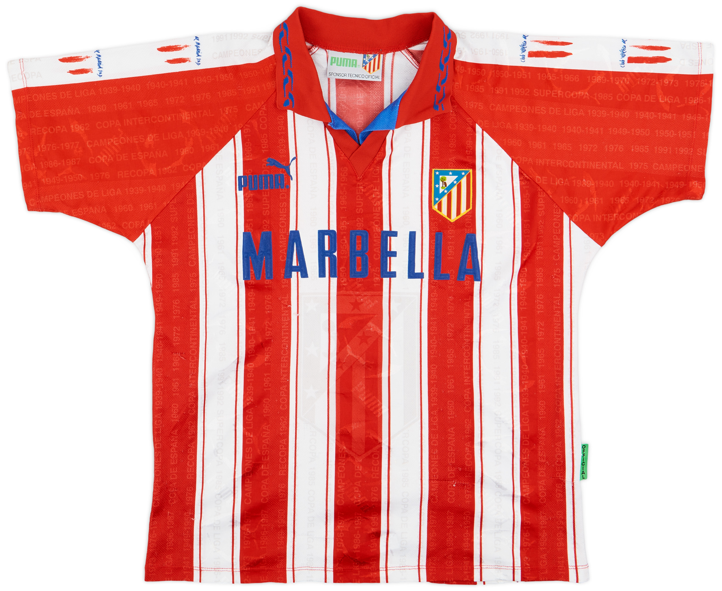 1995-96 Atletico Madrid Home Shirt - 8/10 - ()