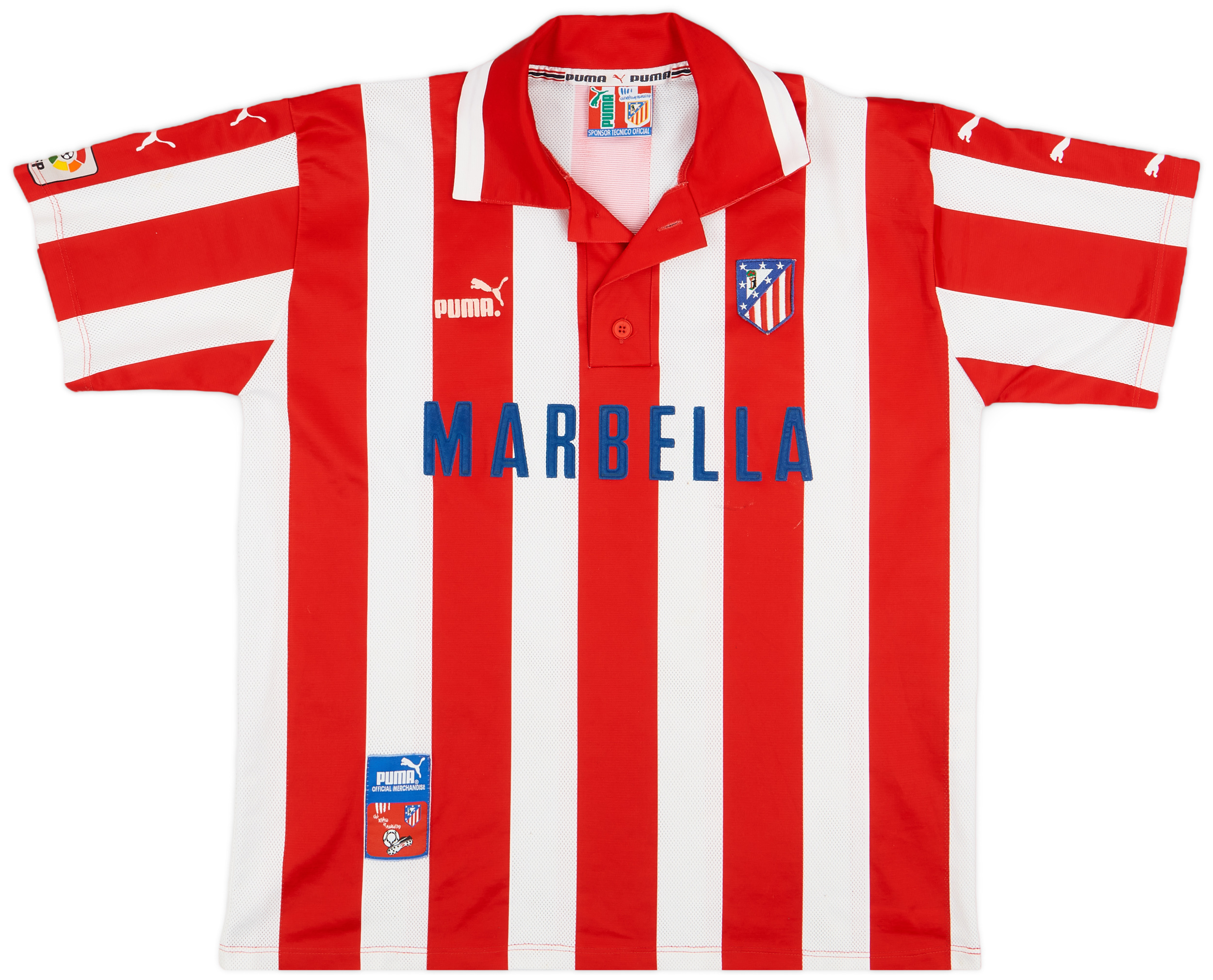 1997-98 Atletico Madrid Home Shirt - 6/10 - ()