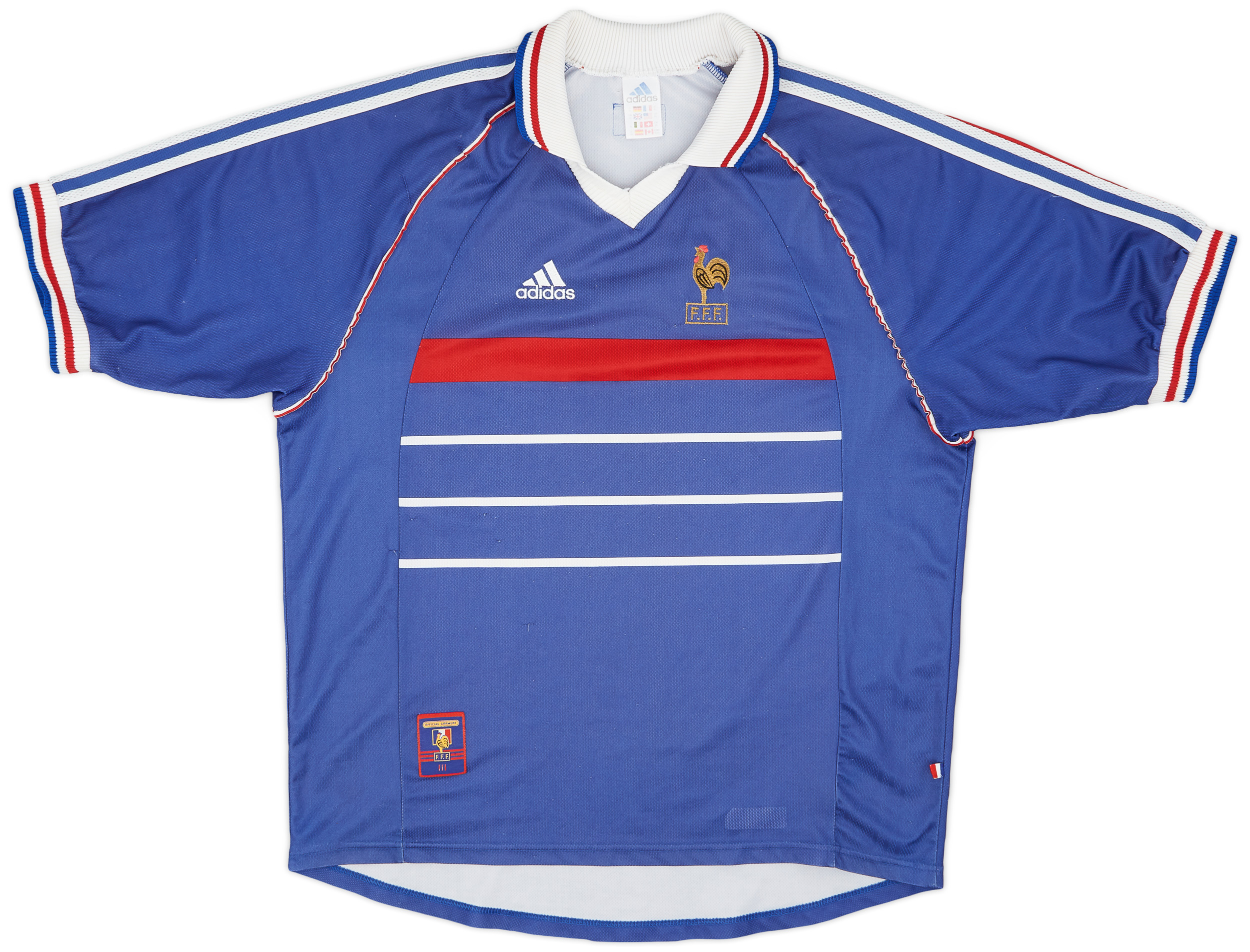 1998-00 France Home Shirt - 5/10 - ()
