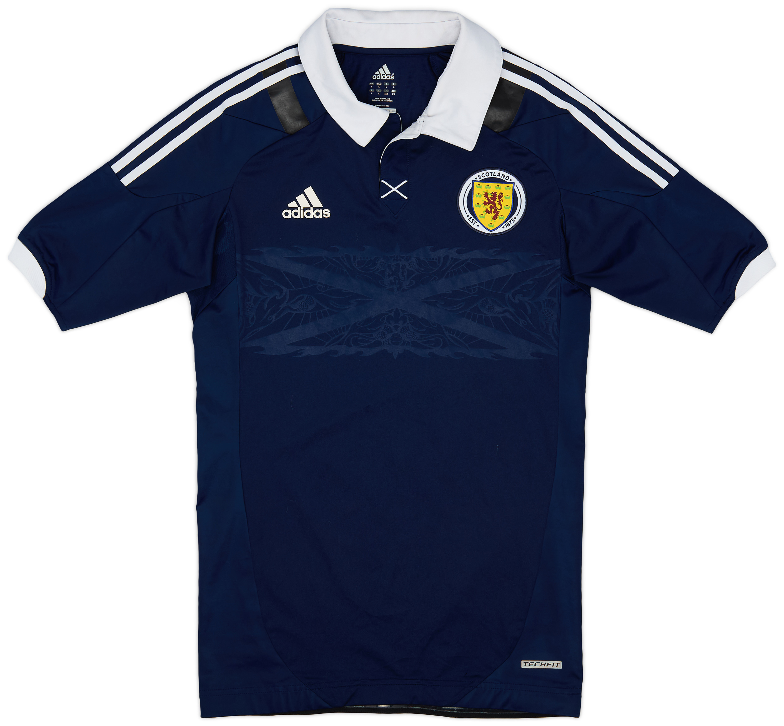 2011-13 Scotland Player Issue Techfit Home Shirt - 9/10 - ()