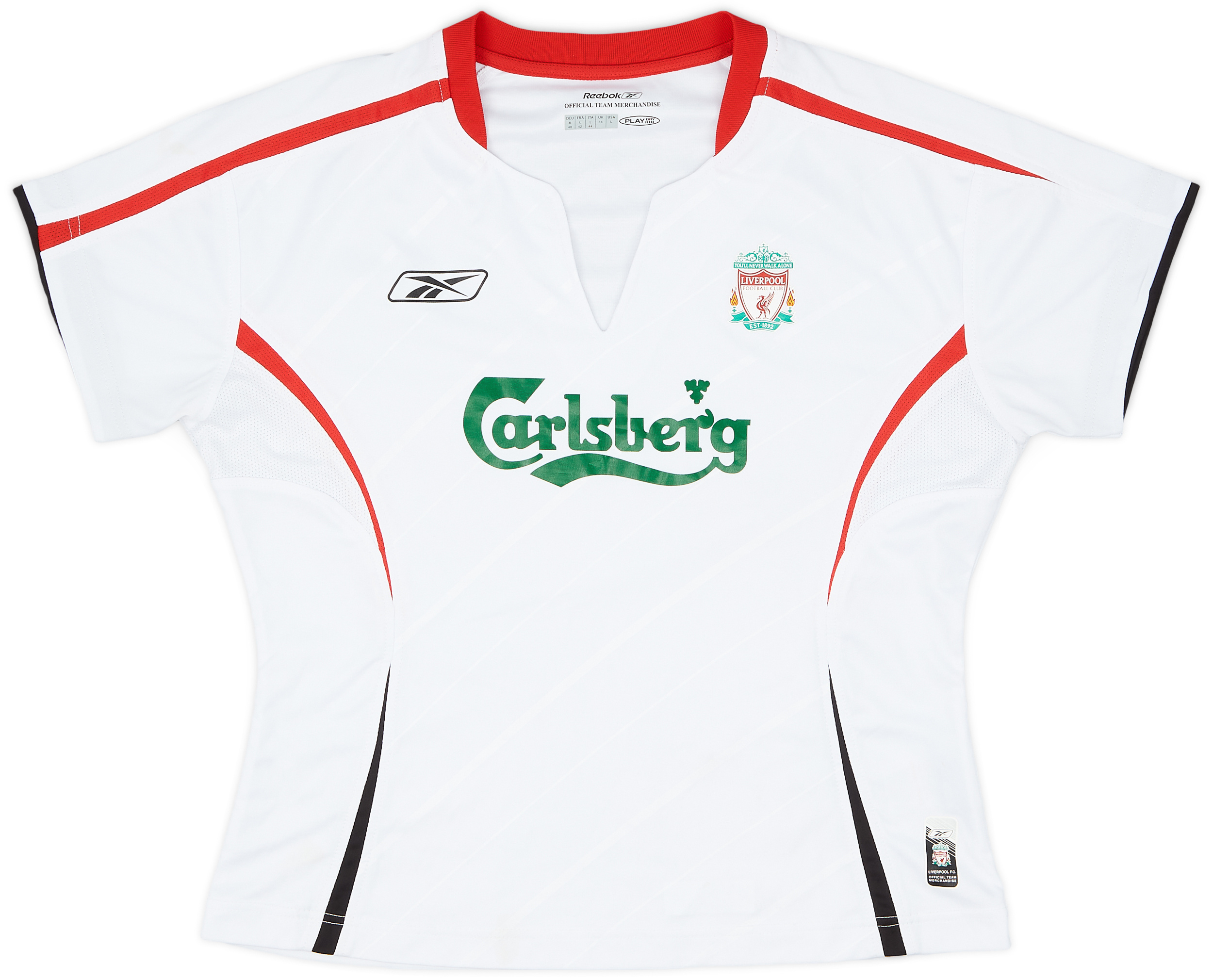 2005-06 Liverpool Away Shirt - 9/10 - (Women's )