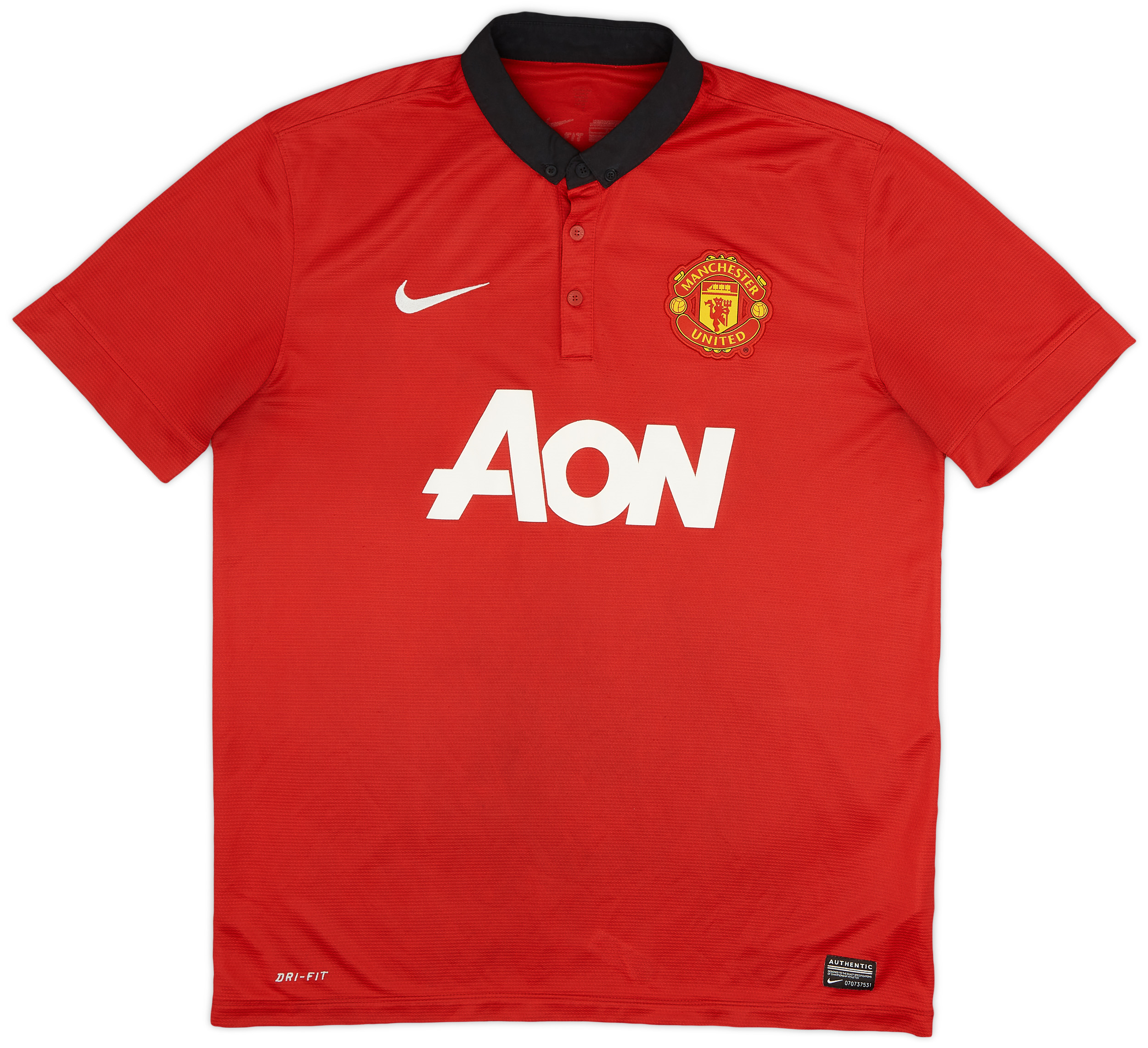 2013-14 Manchester United Home Shirt - 9/10 - ()