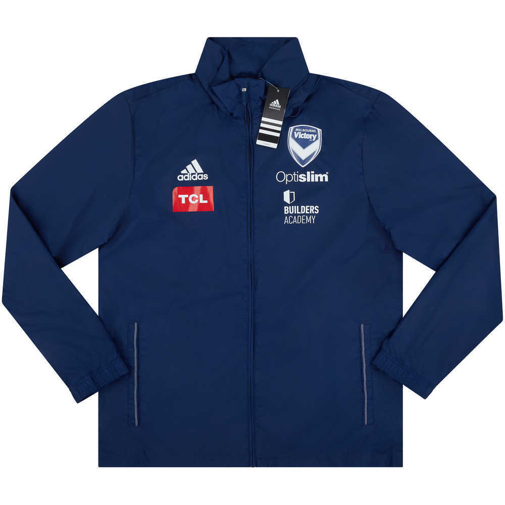 2015-16 Melbourne Victory Adidas Rain Jacket (Excellent)