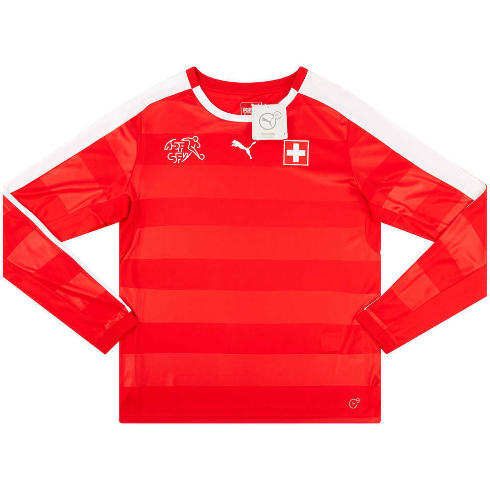 2016-17 Switzerland Player Issue Home L/S Shirt *BNIB* Women's (S)