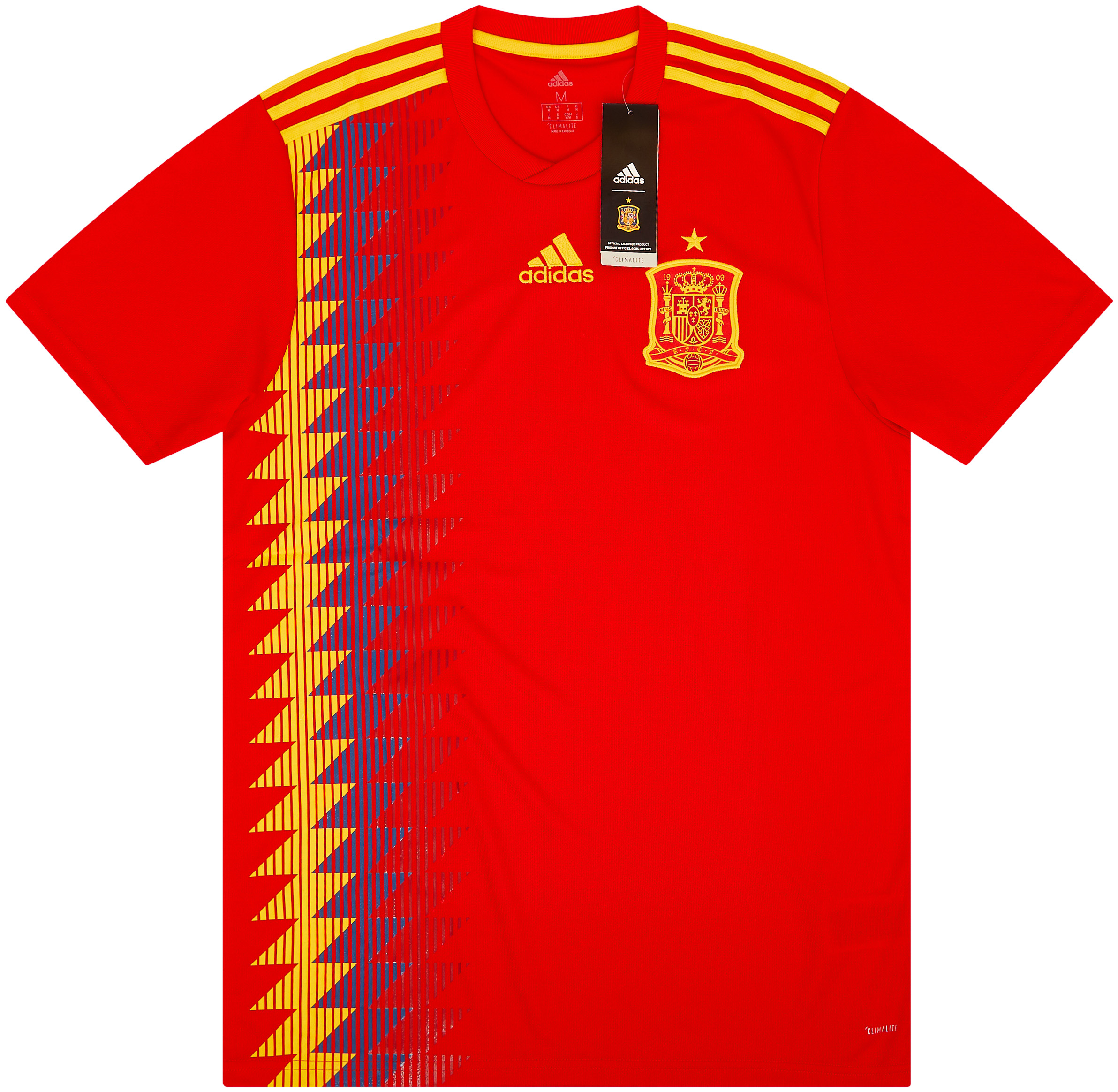 2018-19 Spain Home Shirt - Very Good 7/10 - ()