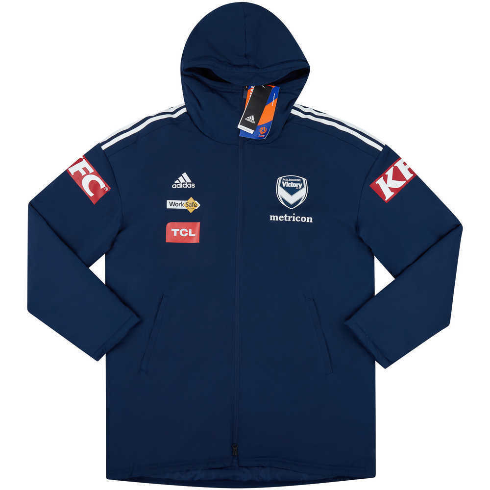 2019-20 Melbourne Victory Adidas Padded Parka Jacket *w/Tags*