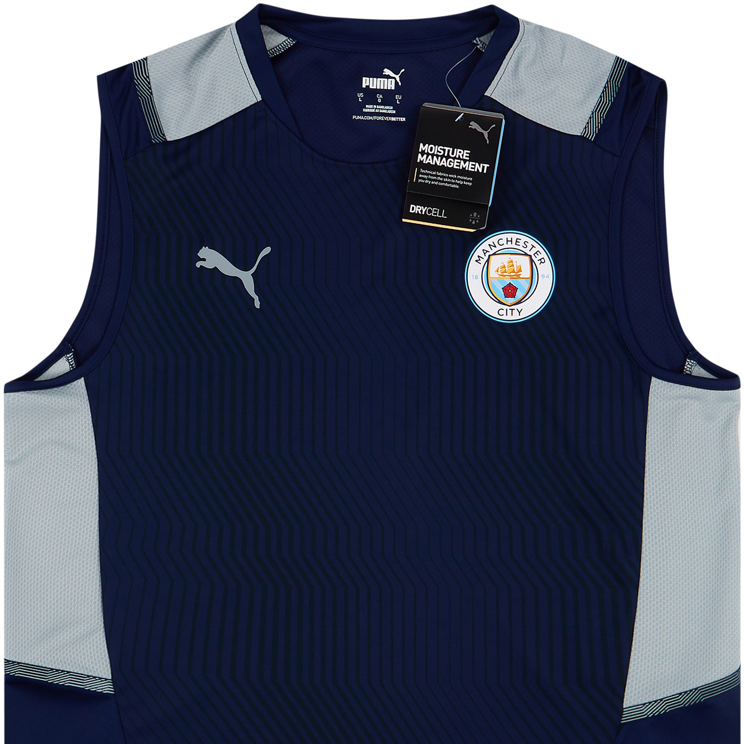 plak Voldoen Onhandig 2021-22 Manchester City Puma Training Vest - NEW
