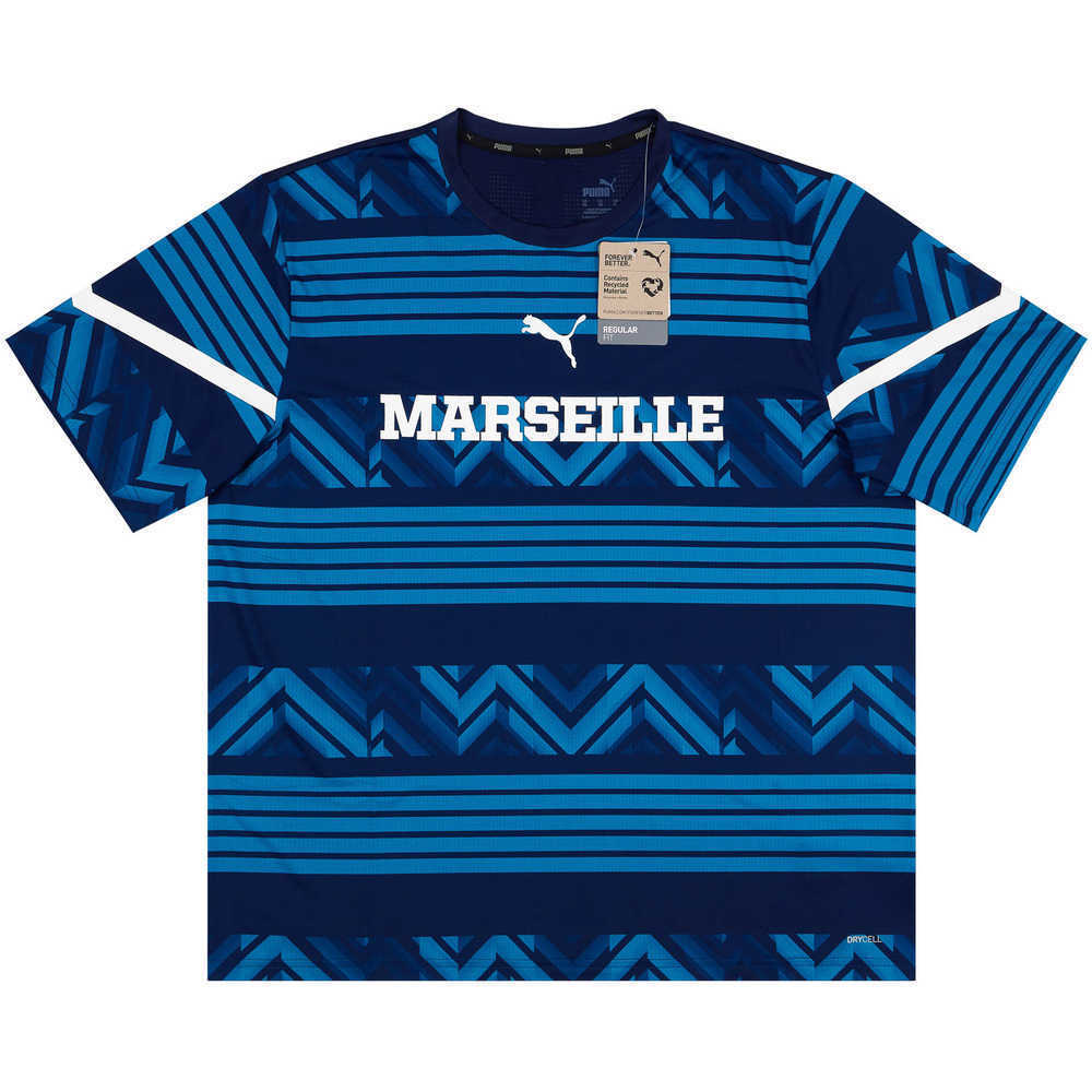 2021-22 Olympique Marseille Puma Pre-Match Shirt *BNIB*