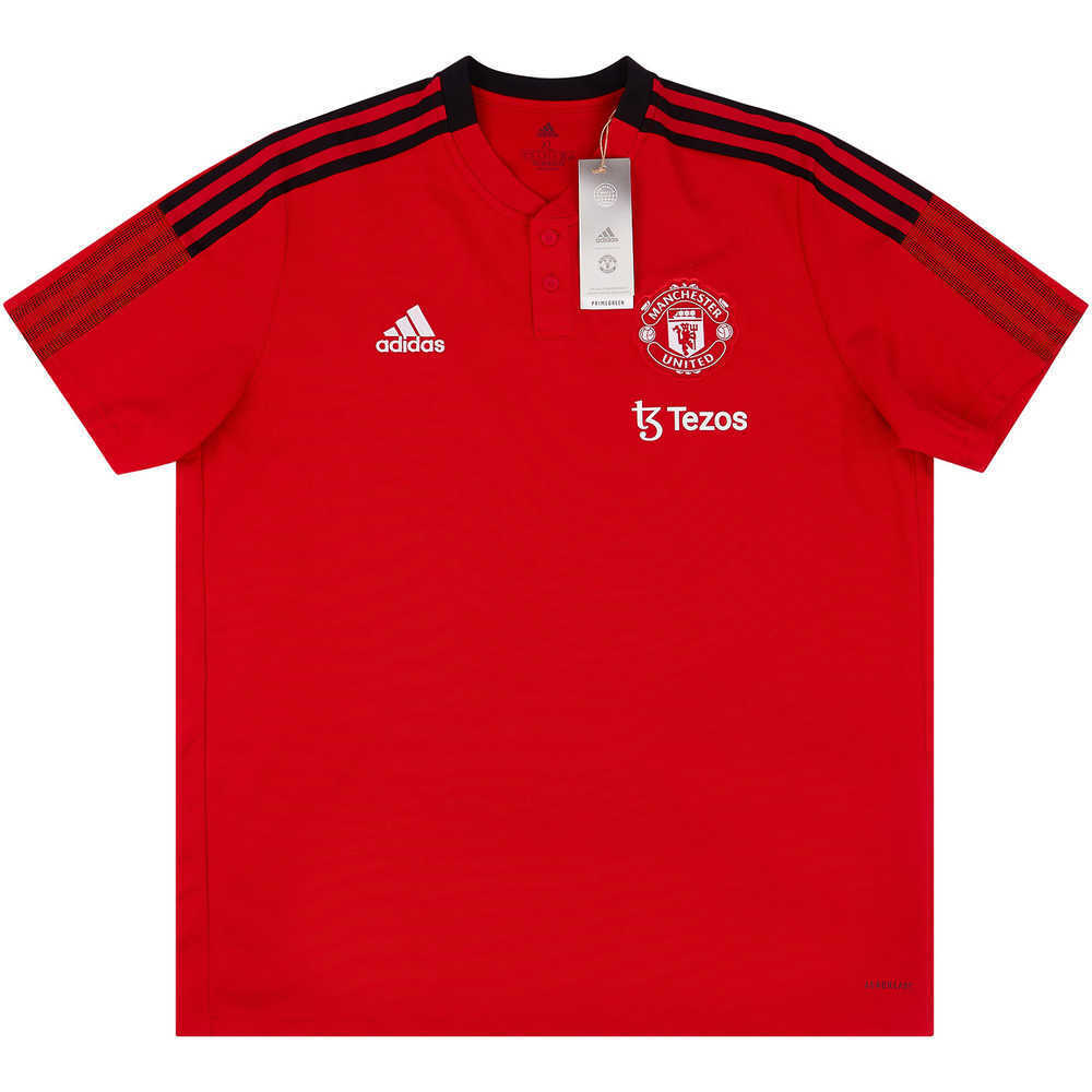 2021-22 Manchester United Player Issue Polo T-Shirt *BNIB*