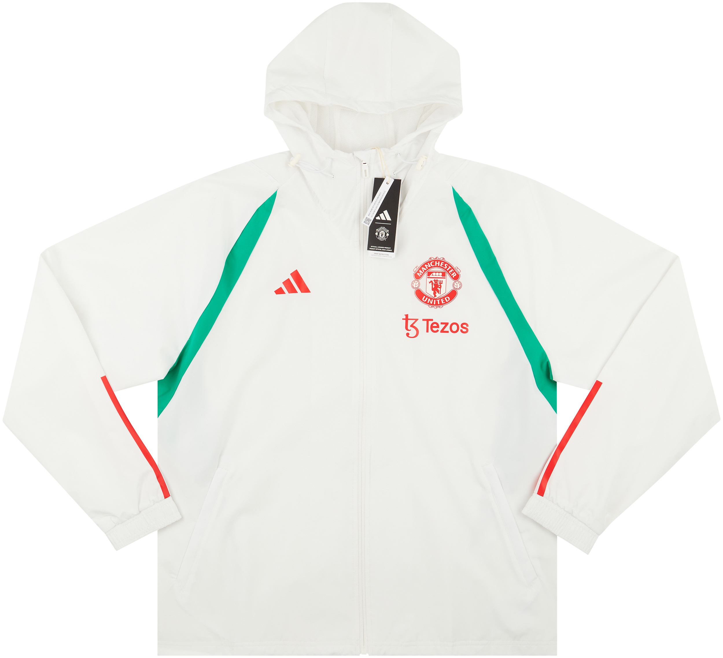 2023-24 Manchester United adidas All-Weather Jacket - NEW