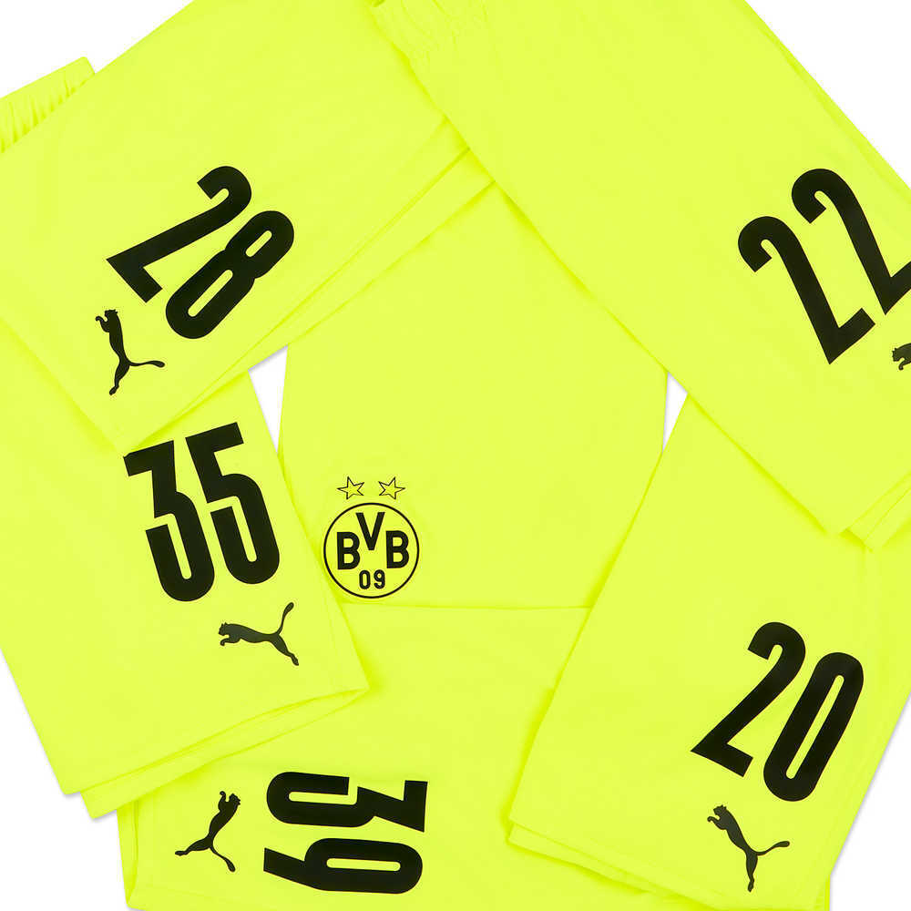 2021-22 Dortmund Match Issue Home/GK Shorts # (Excellent)