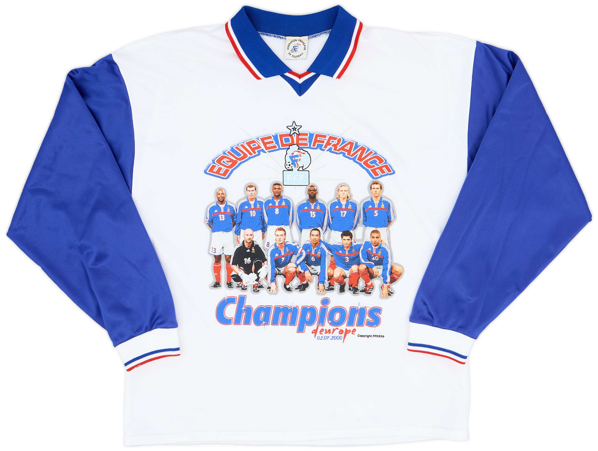 2000 France 'Champions of Europe' Shirt - 8/10 - ()