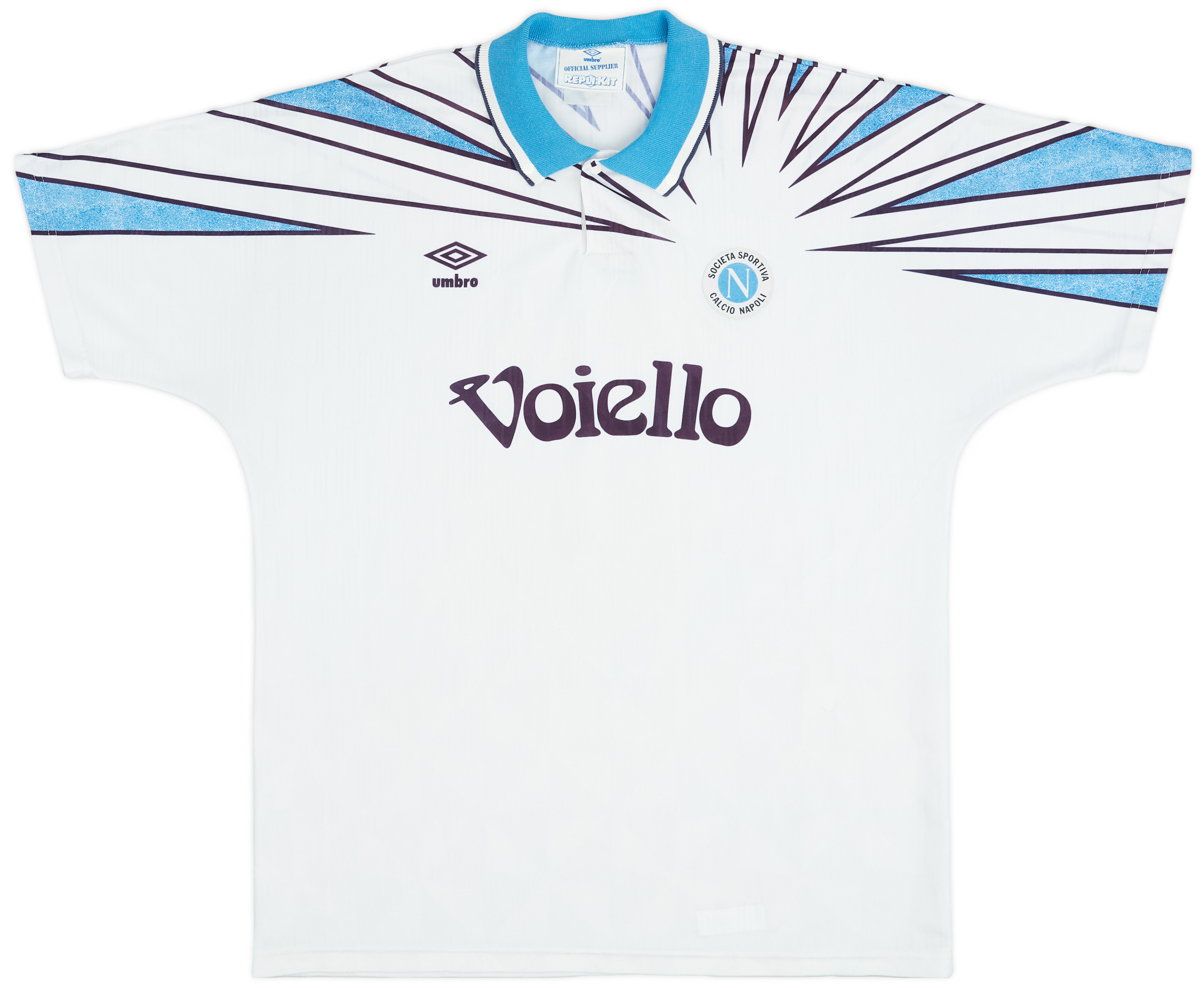 1991-93 Napoli Away Shirt - 8/10 - ()