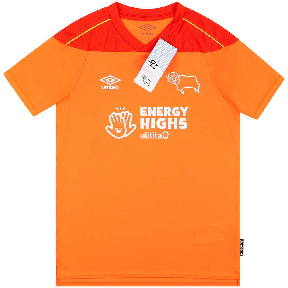 2020-21 Derby County Home GK S/S Shirt *BNIB* KIDS