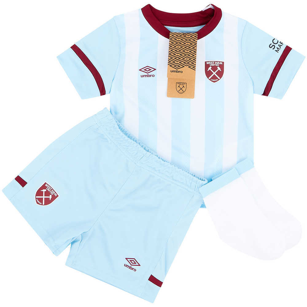 2021-22 West Ham Away Full Kit *BNIB* BABY