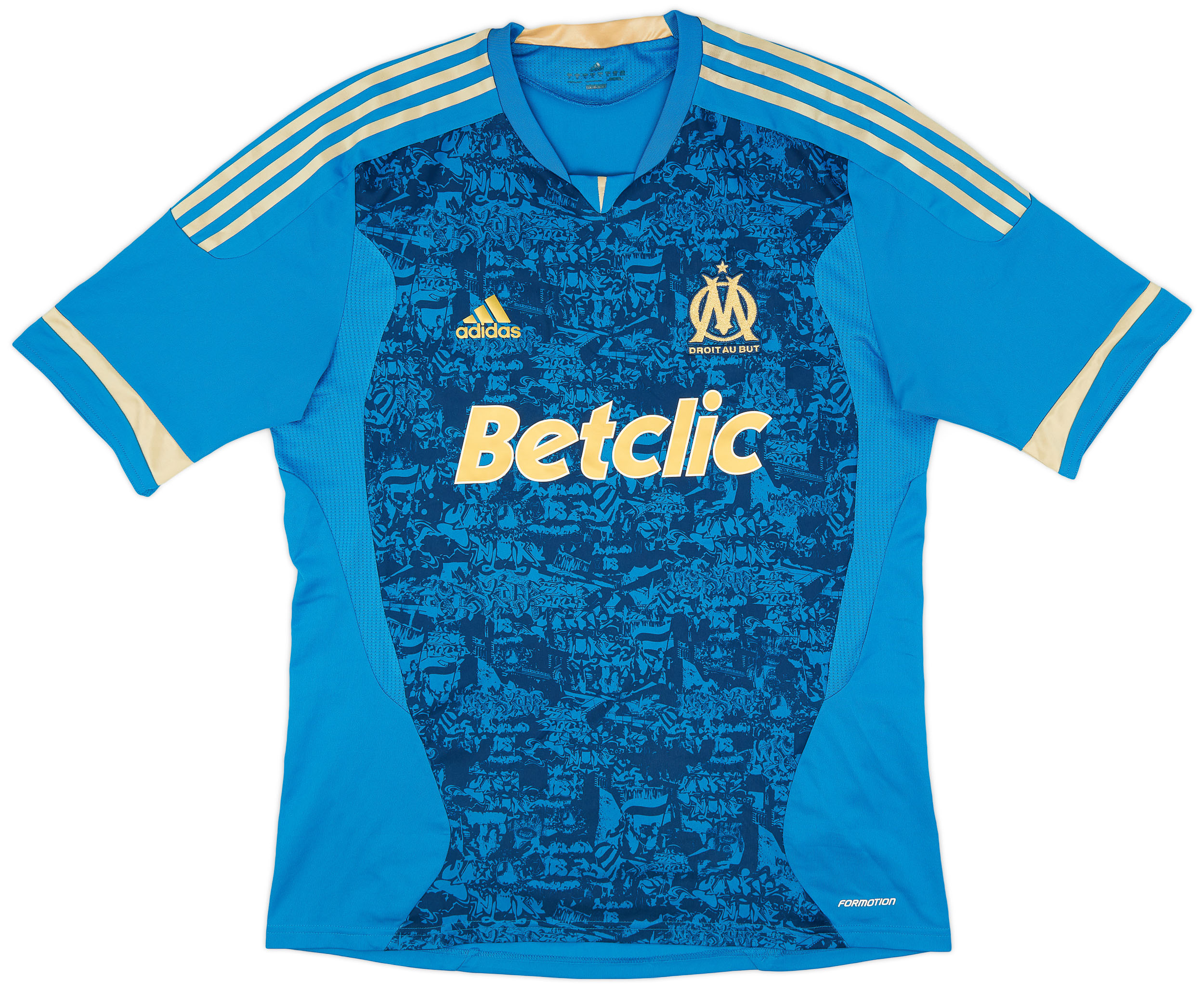 2011-12 Olympique Marseille Authentic Formotion Away Shirt - 8/10 - ()