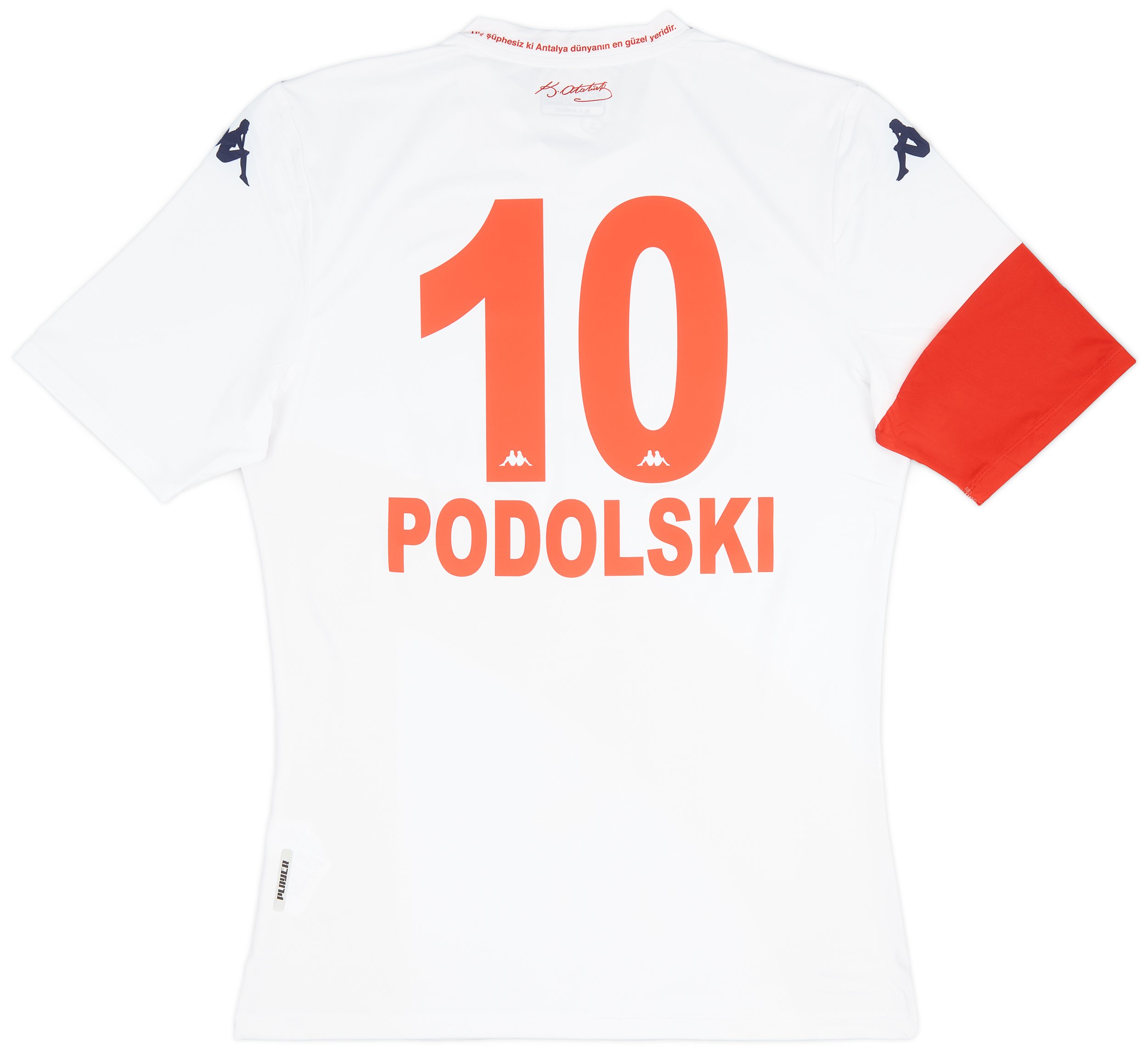 2020-21 Antalyaspor Away Shirt Podolski #10 ()