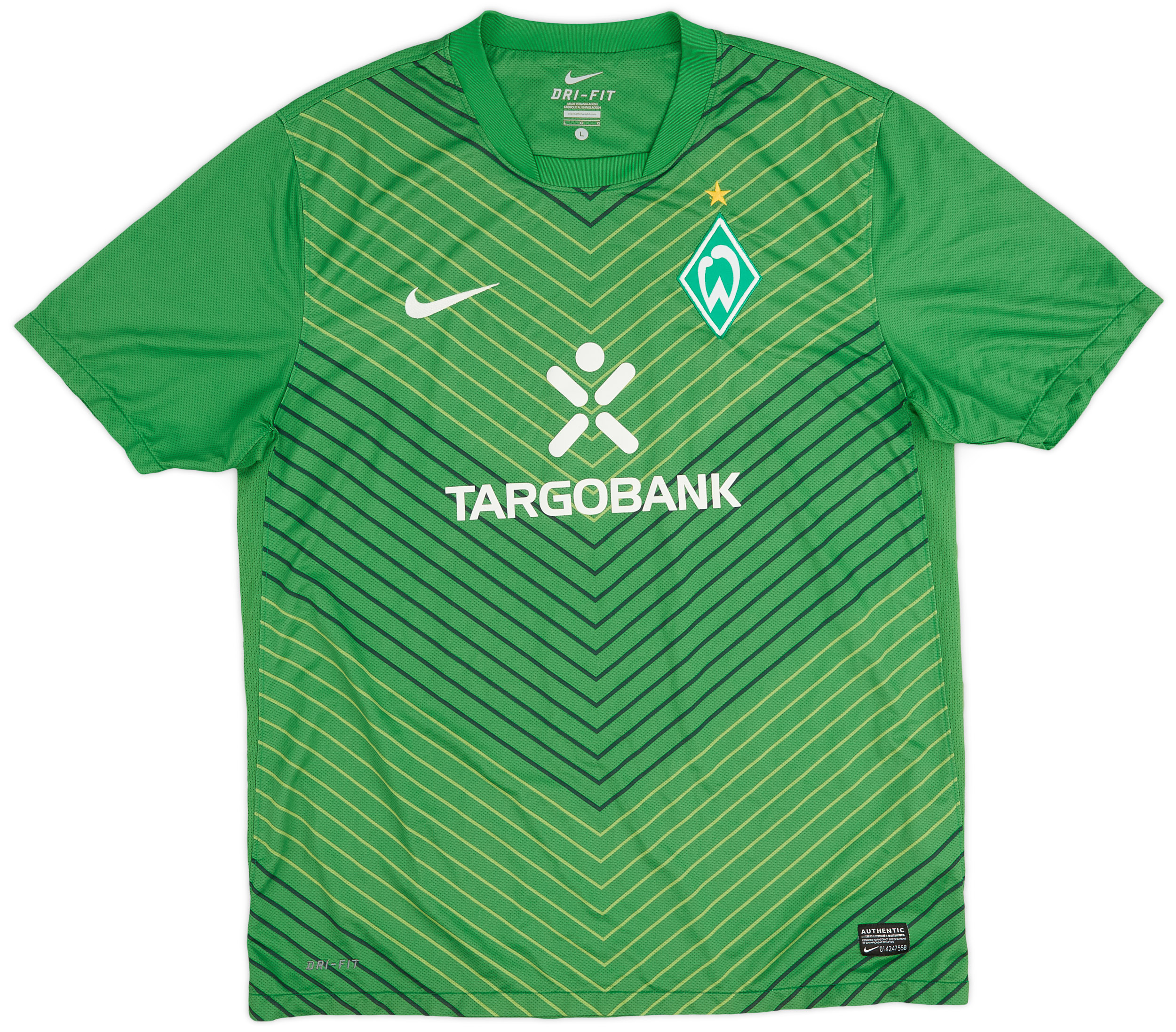 2011-12 Werder Bremen Home Shirt - 10/10 - ()