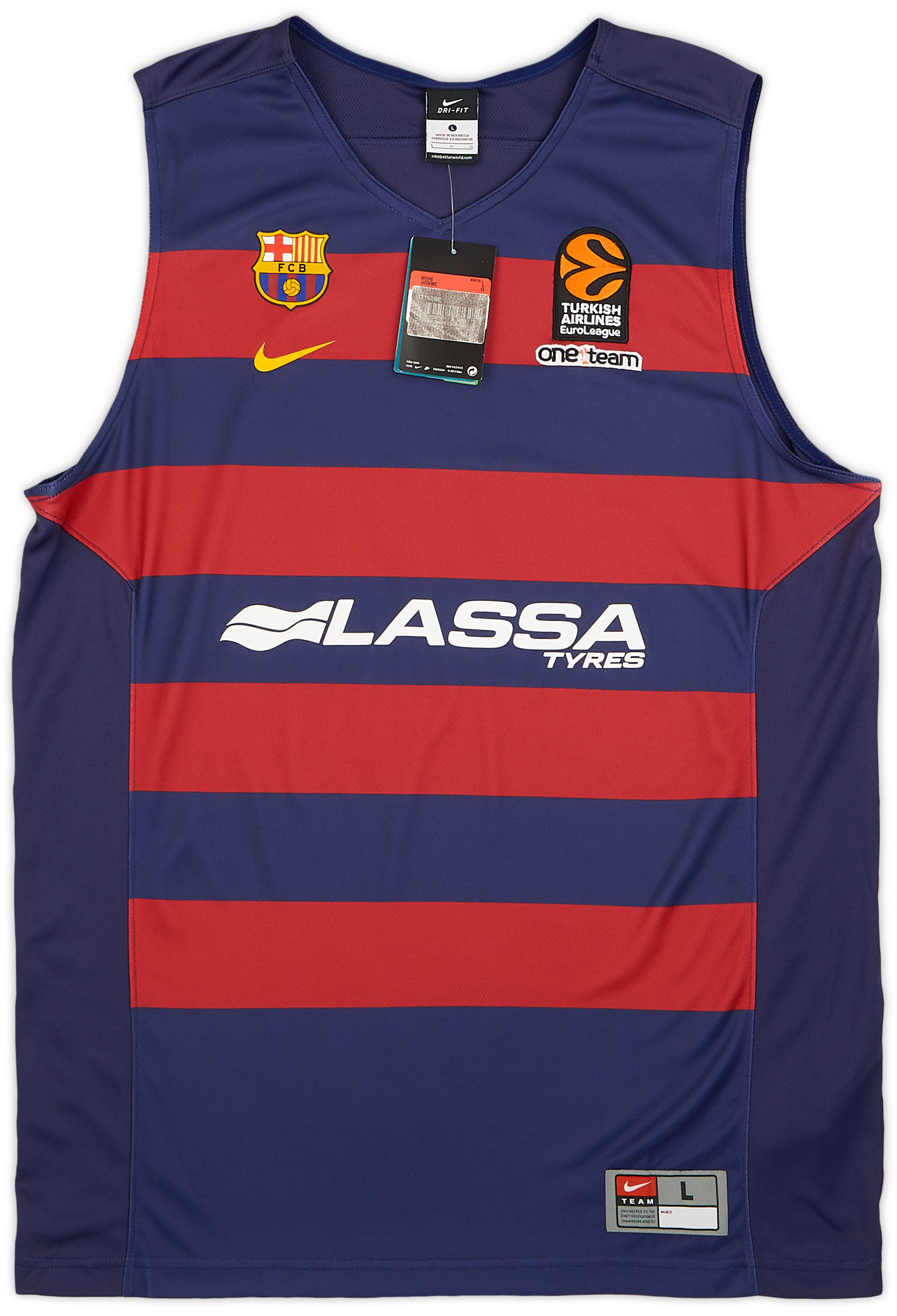 2015-16 Barcelona Basketball Home Jersey ()