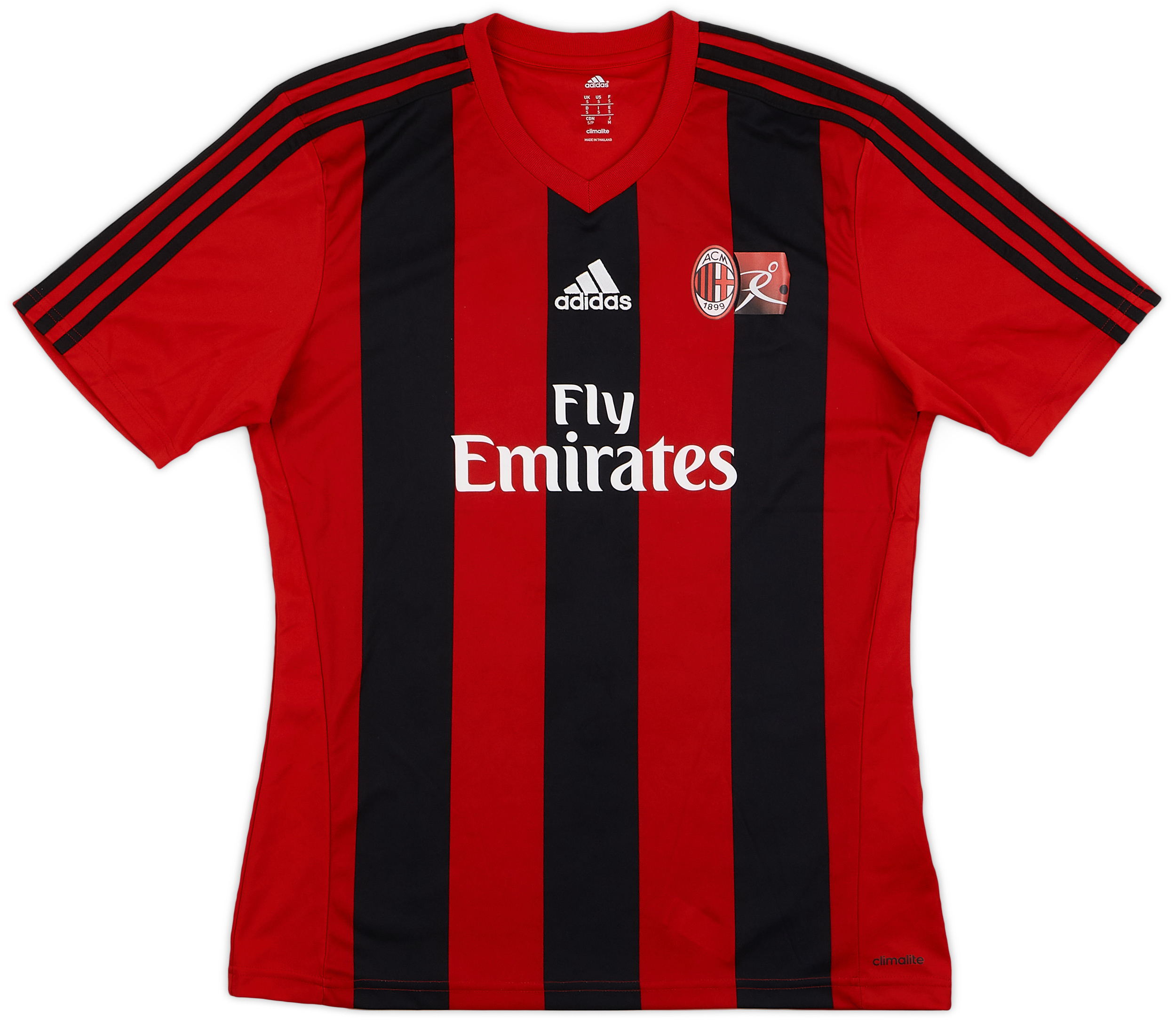 2015-16 AC Milan adidas Junior Camp Home Shirt - 6/10 - ()