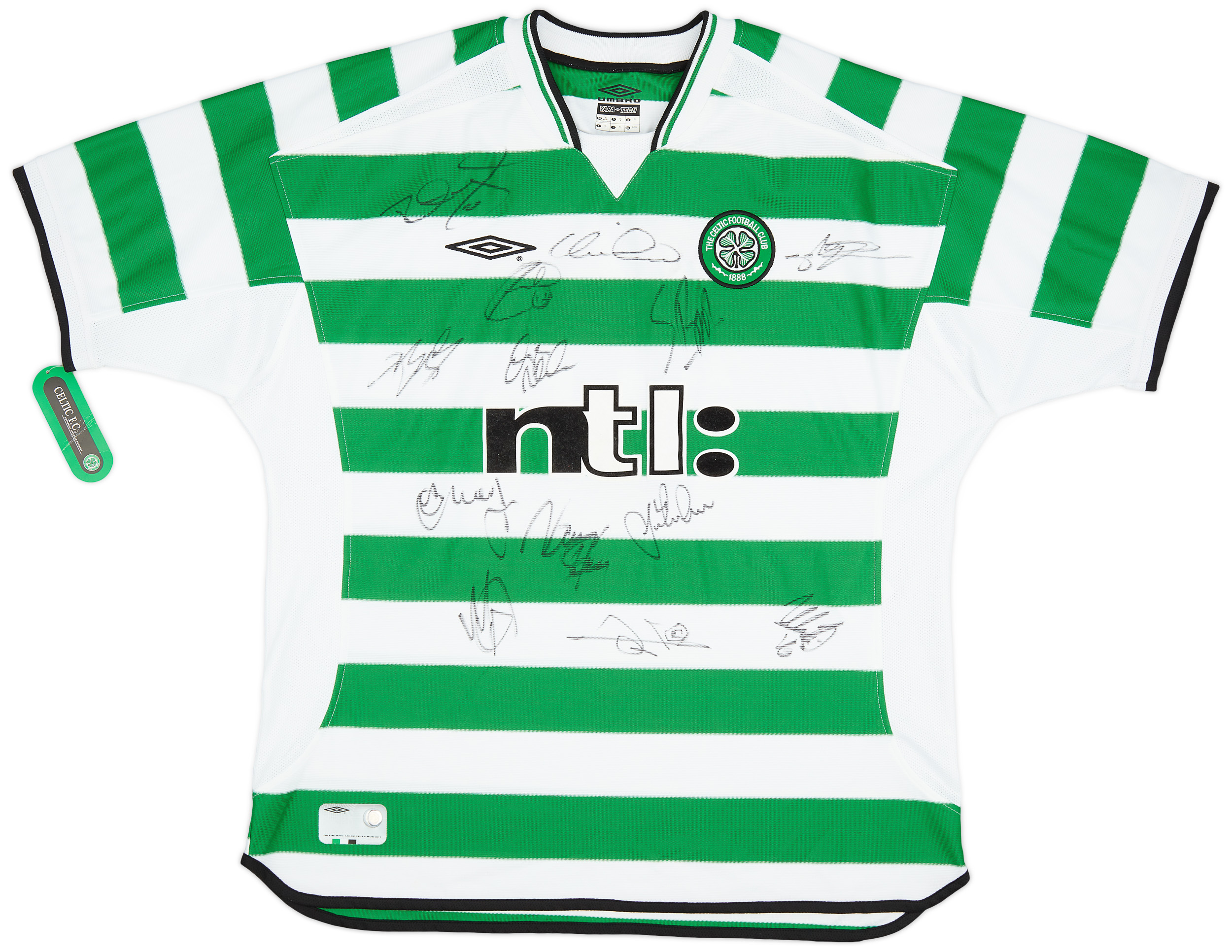 2001-03 Celtic Signed Home Shirt ()