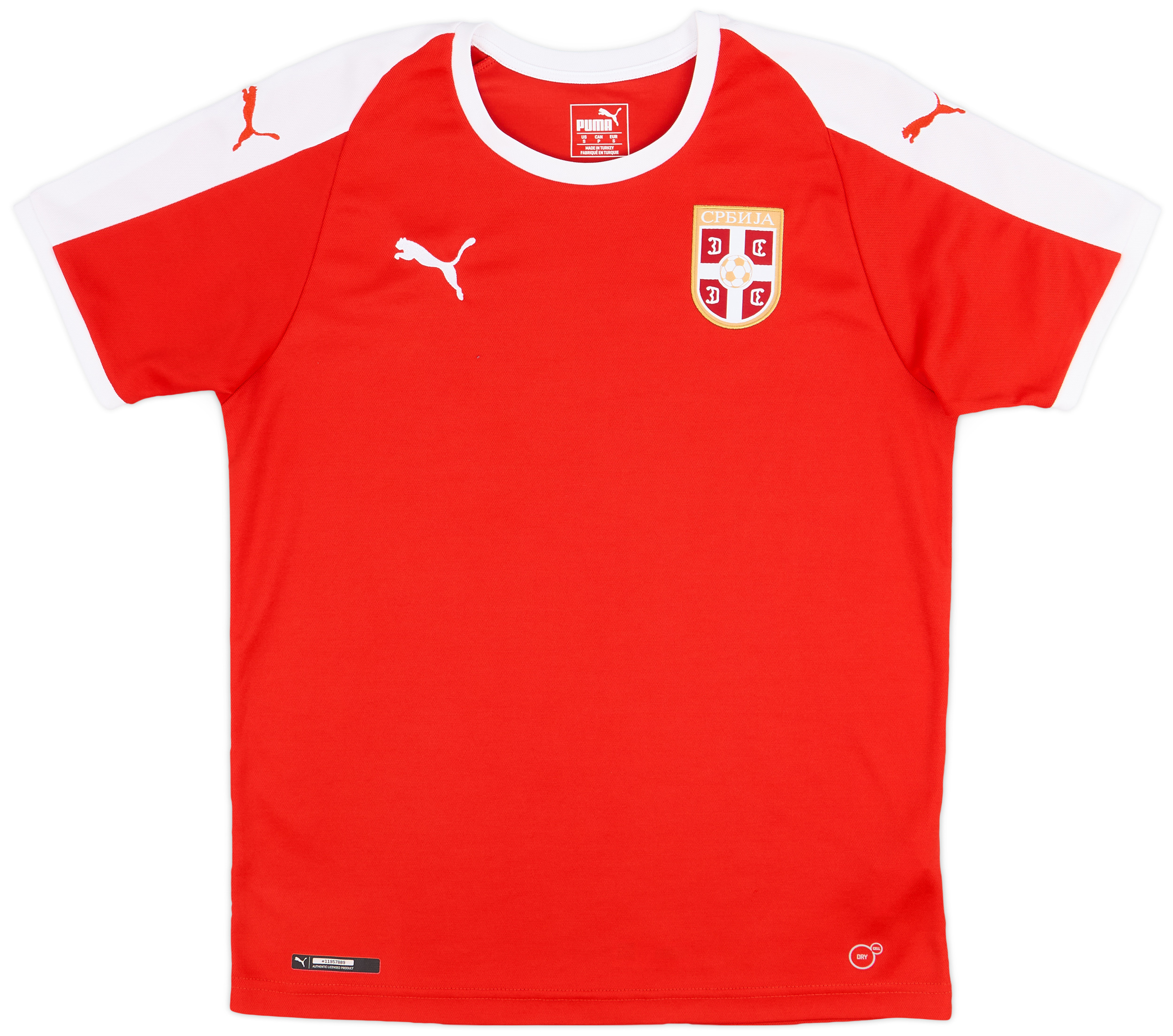 2018-19 Serbia Home Shirt - 9/10 - ()