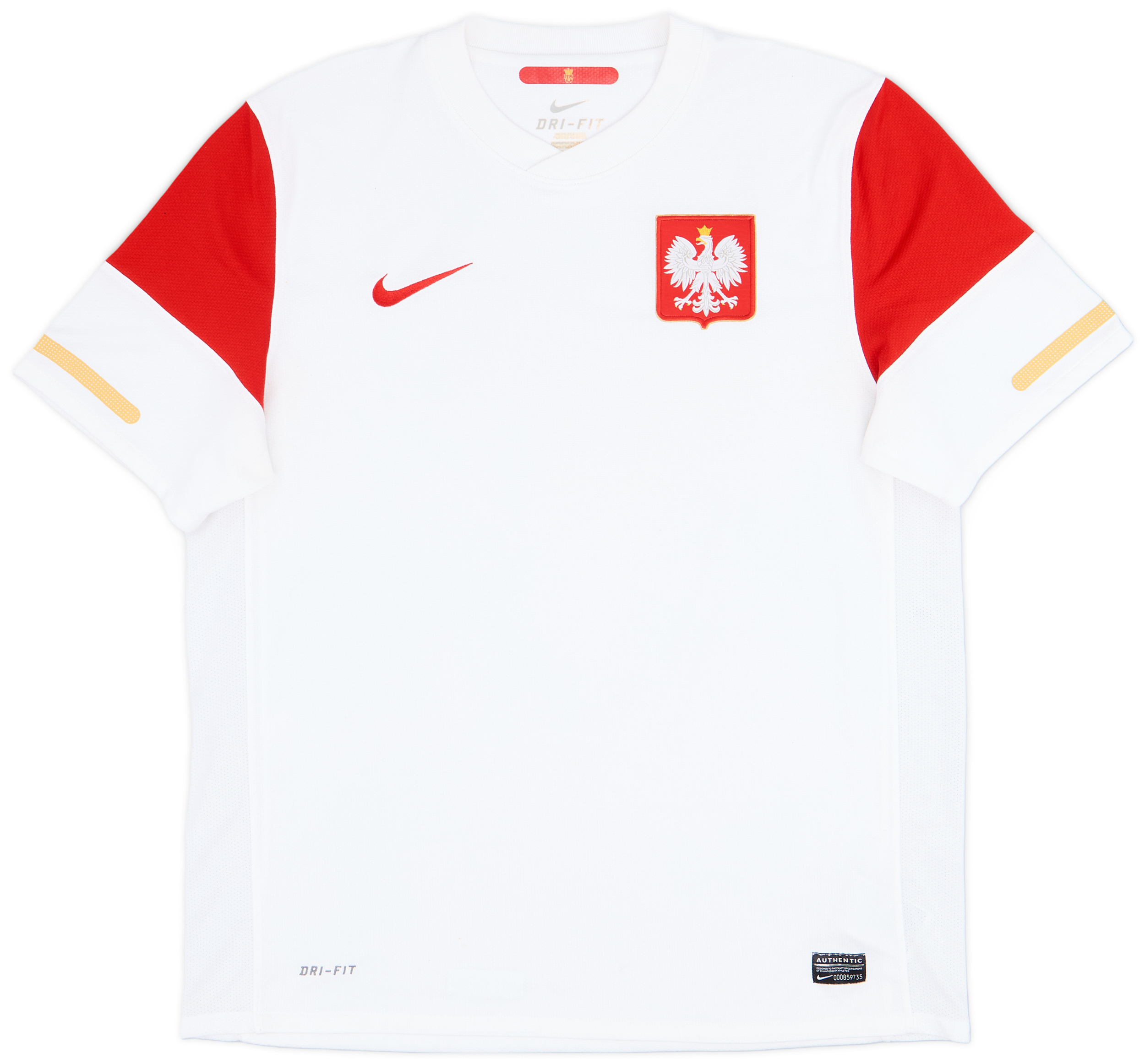 2010-12 Poland Home Shirt - 9/10 - ()