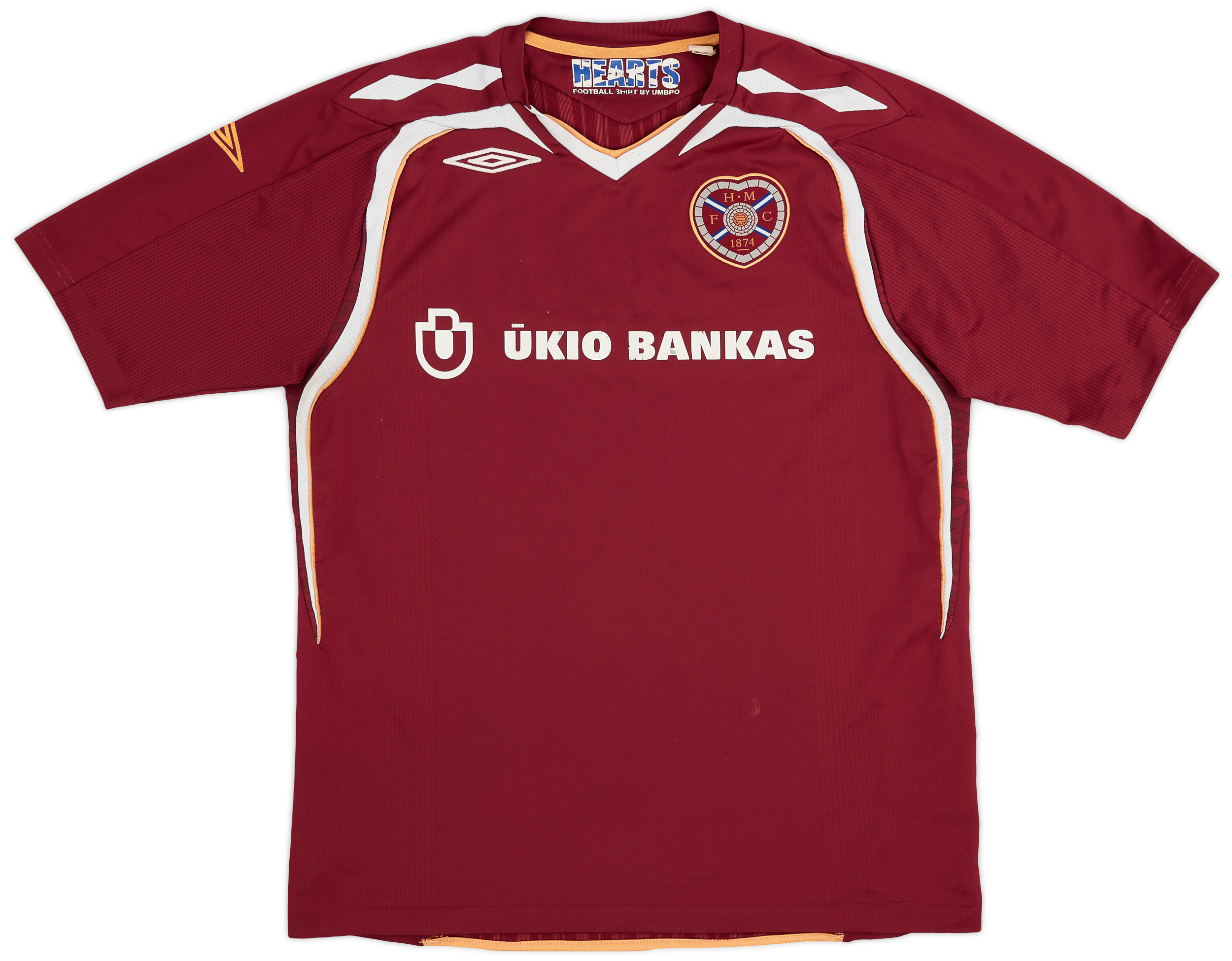 2007-08 Heart Of Midlothian (Hearts) Home Shirt - 6/10 - ()