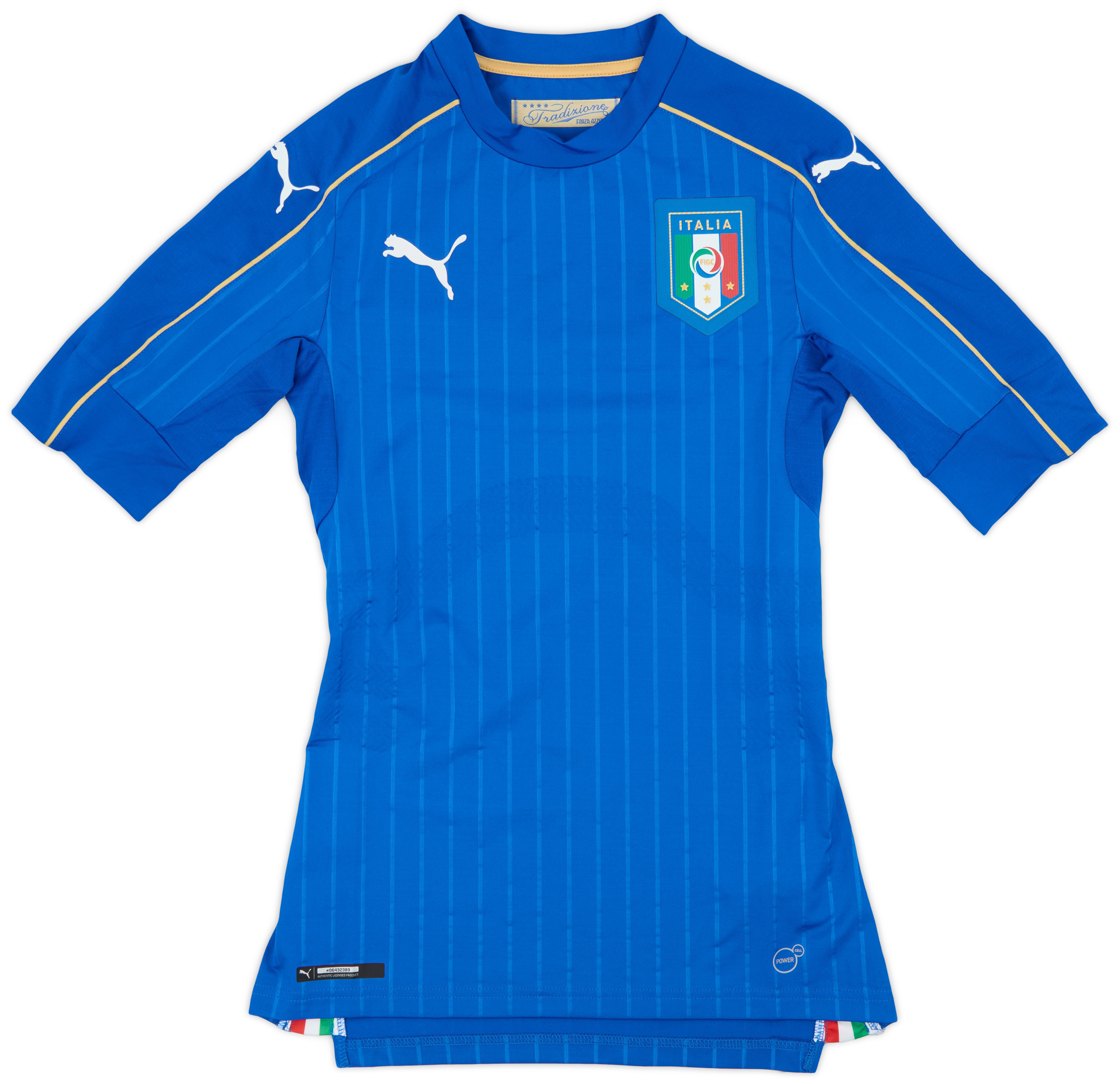 2016-17 Italy Authentic Home Shirt (ACTV Fit) - 9/10 - ()