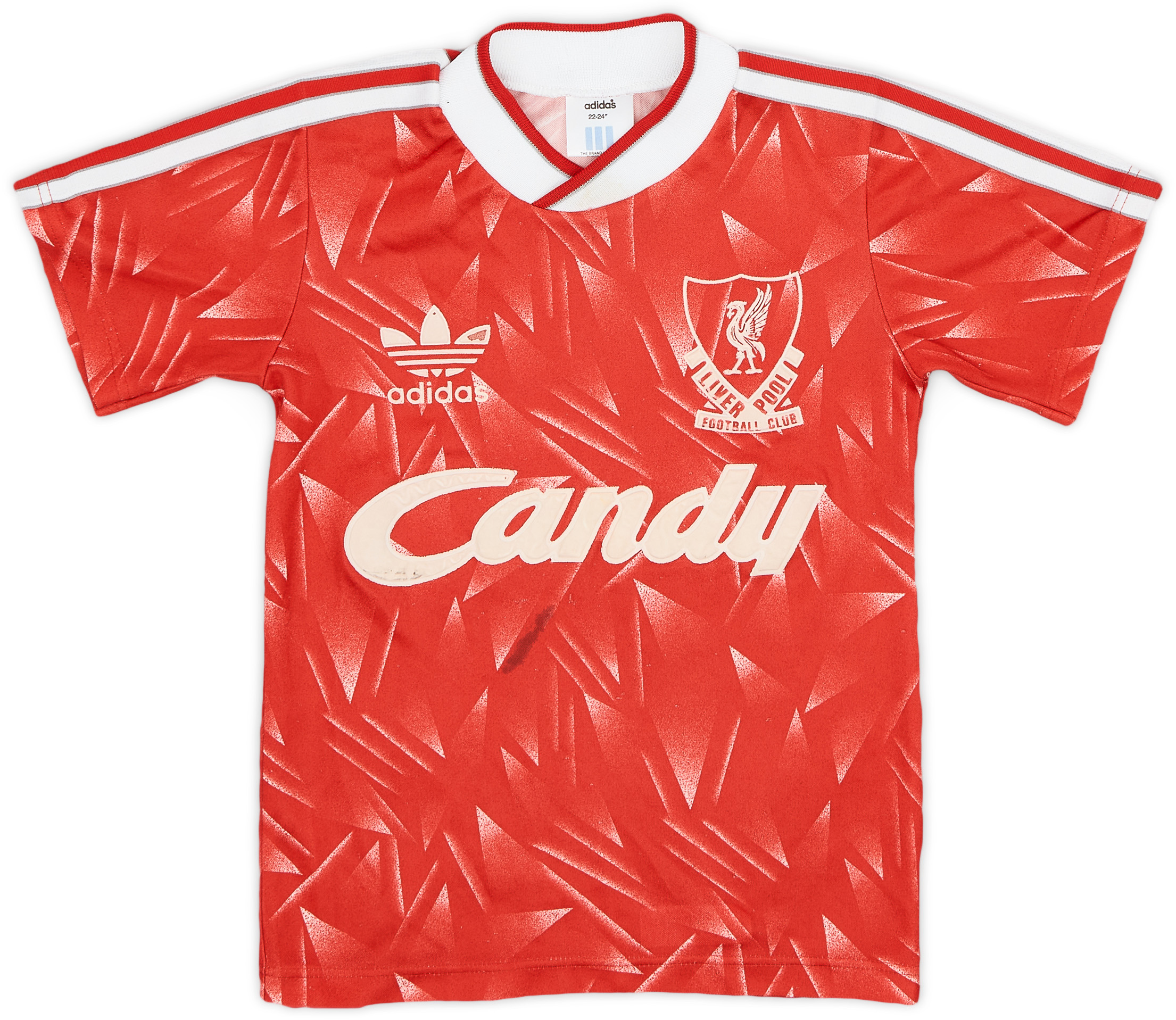 1989-91 Liverpool Home Shirt - 5/10 - (3-4 Years)