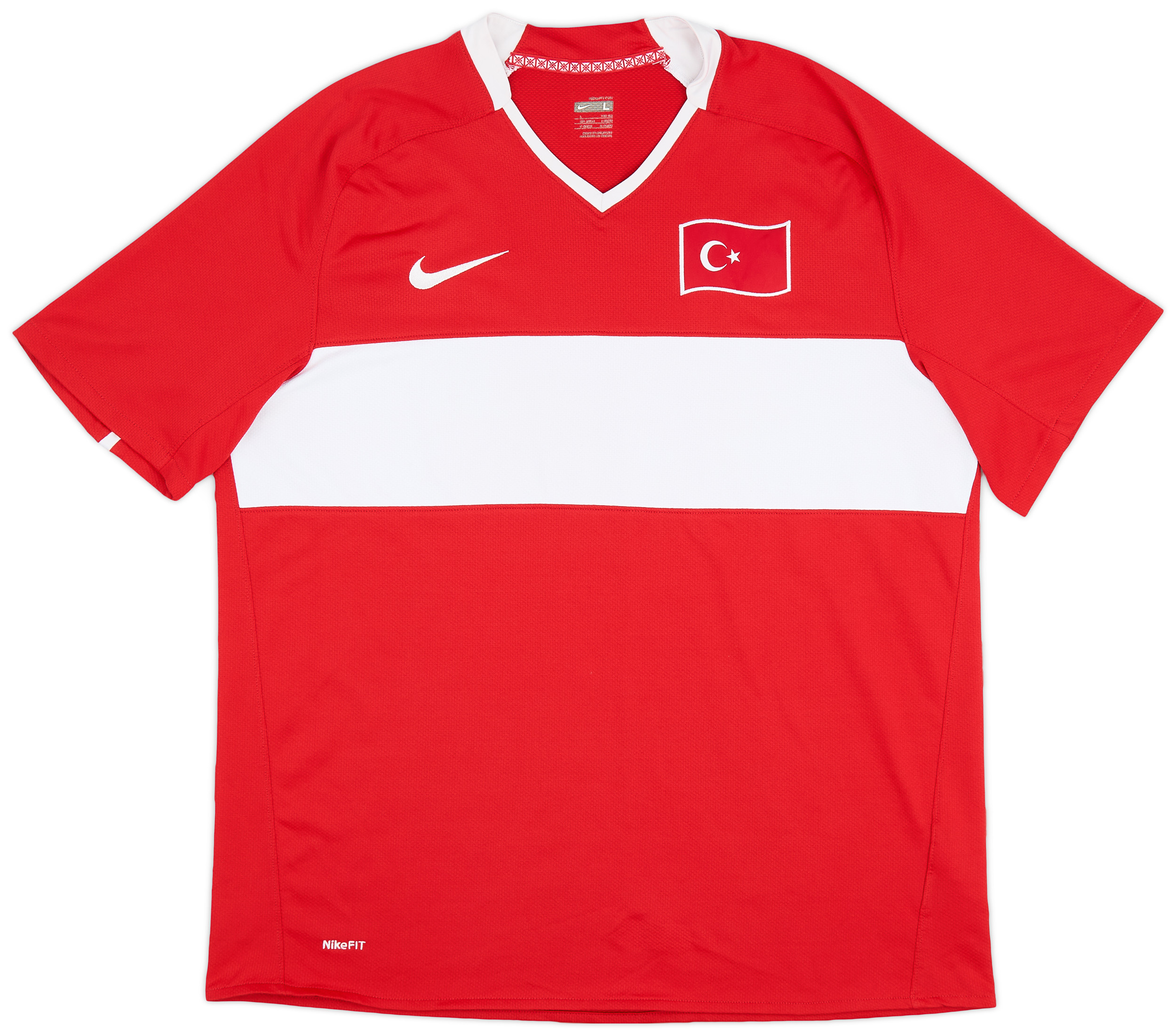 2008-10 Turkey Home Shirt - 8/10 - ()