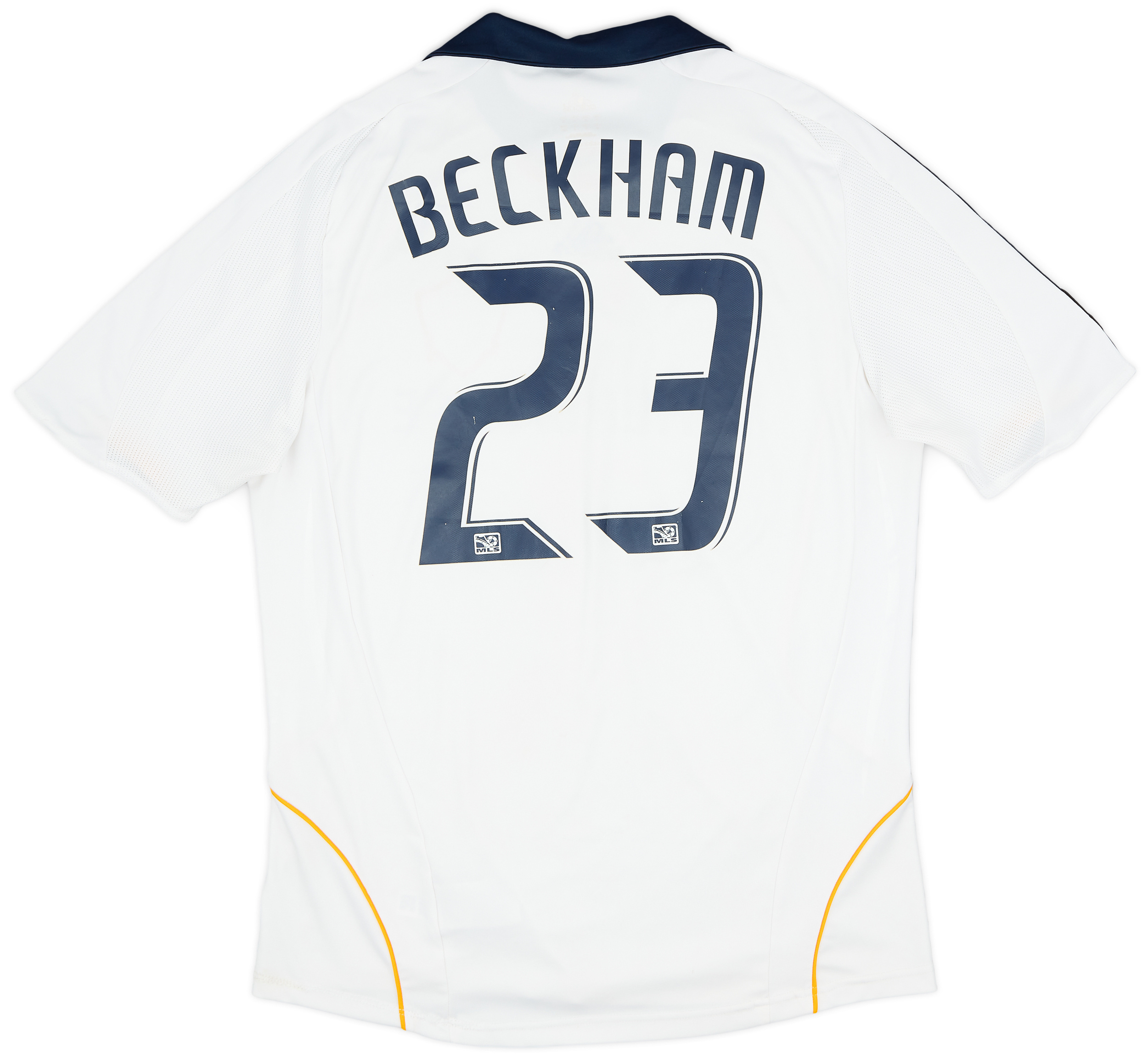2008-09 LA Galaxy Home Shirt Beckham #23 - 8/10 - ()