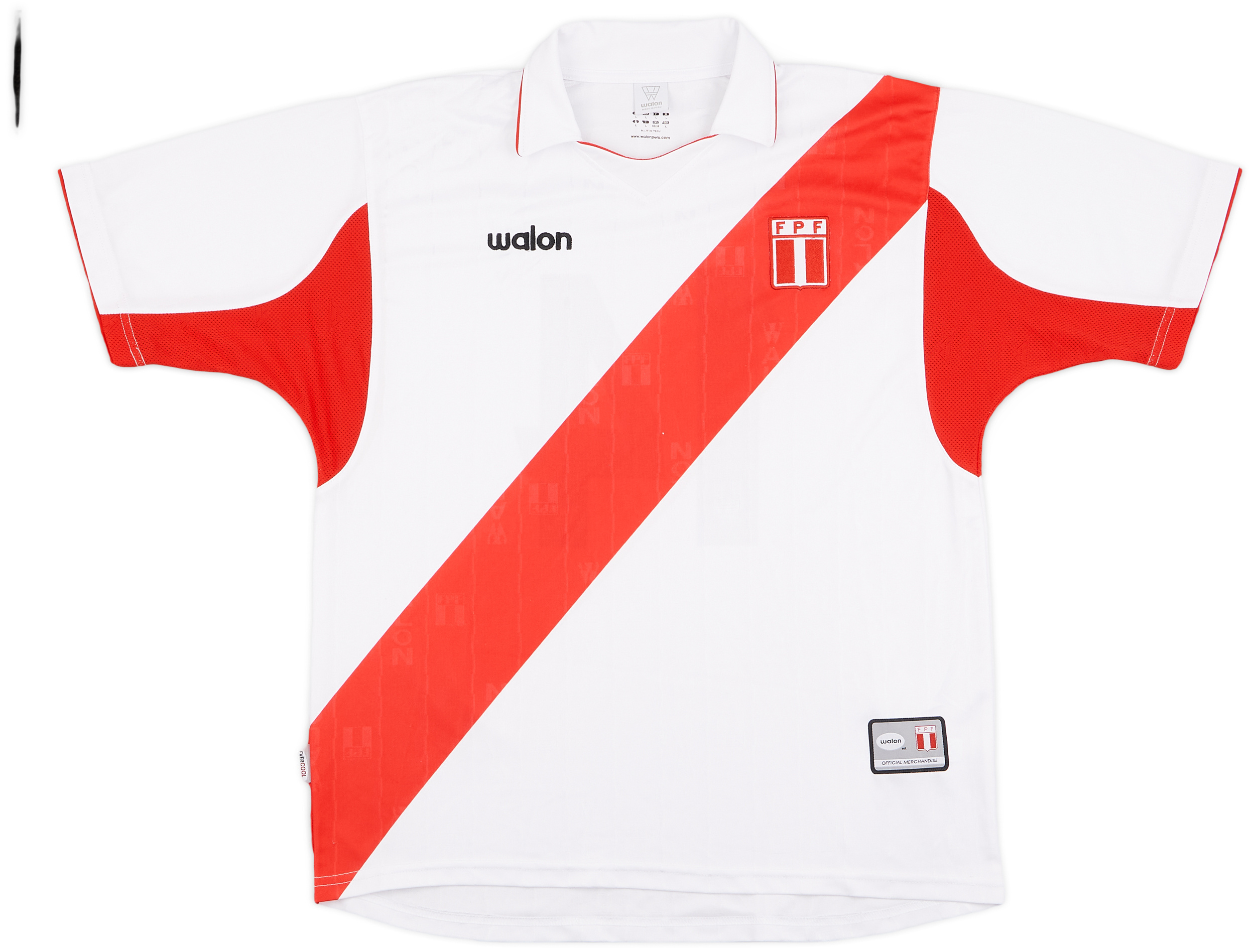 2002-04 Peru Alternate Home Shirt #14 - 9/10 - ()