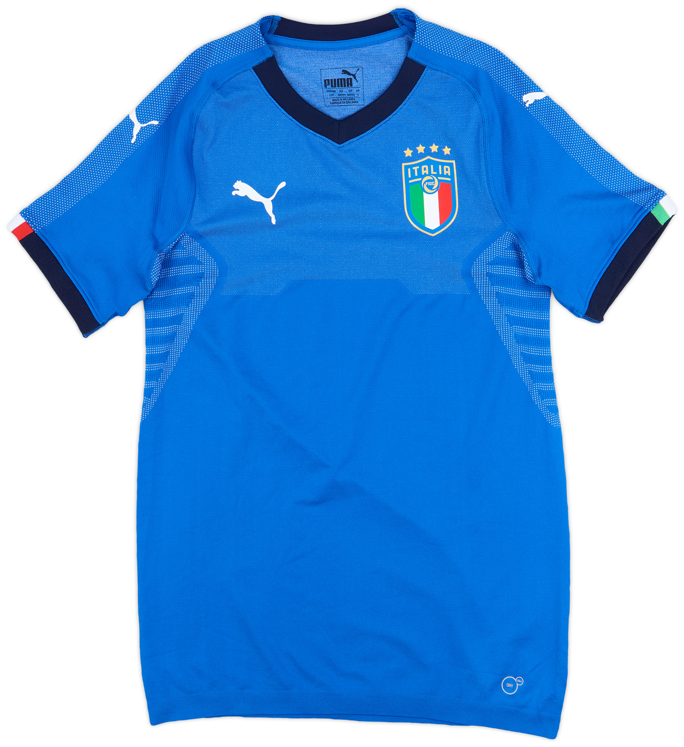 2018-19 Italy Authentic Home Shirt - 10/10 - ()