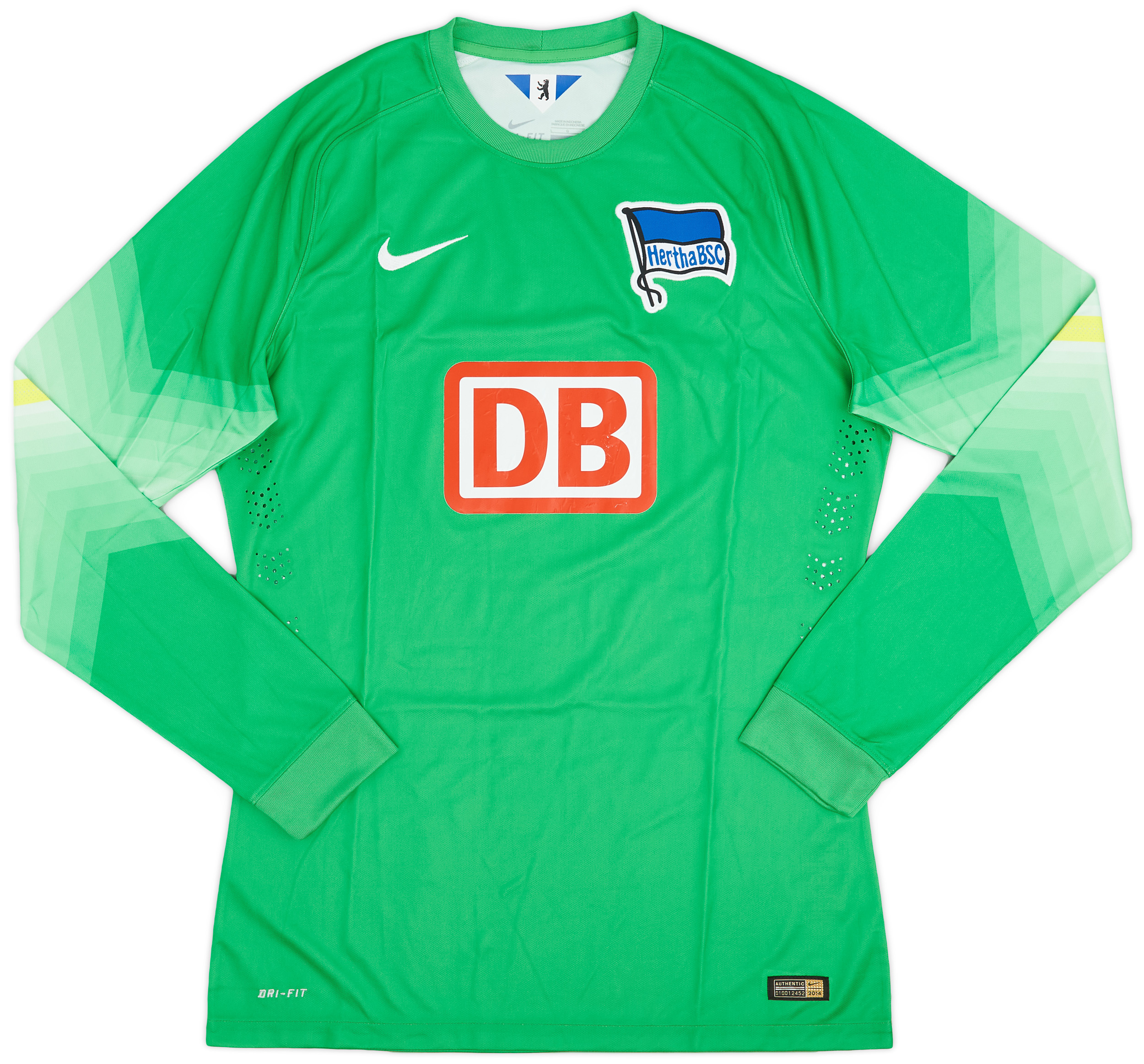 2014-15 Hertha Berlin Player Issue GK Shirt - 7/10 - ()