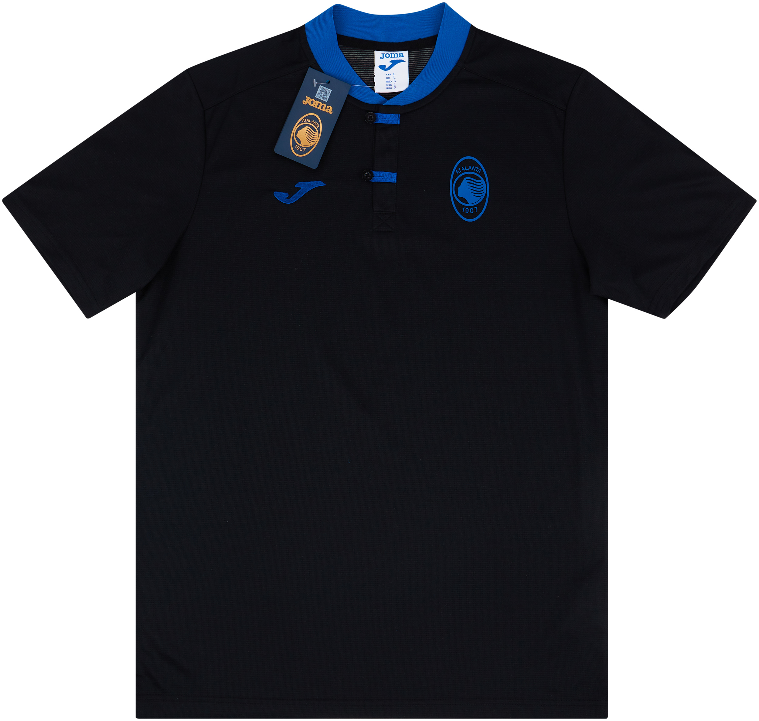 2022-23 Atalanta Joma Polo T-Shirt - NEW - (L)