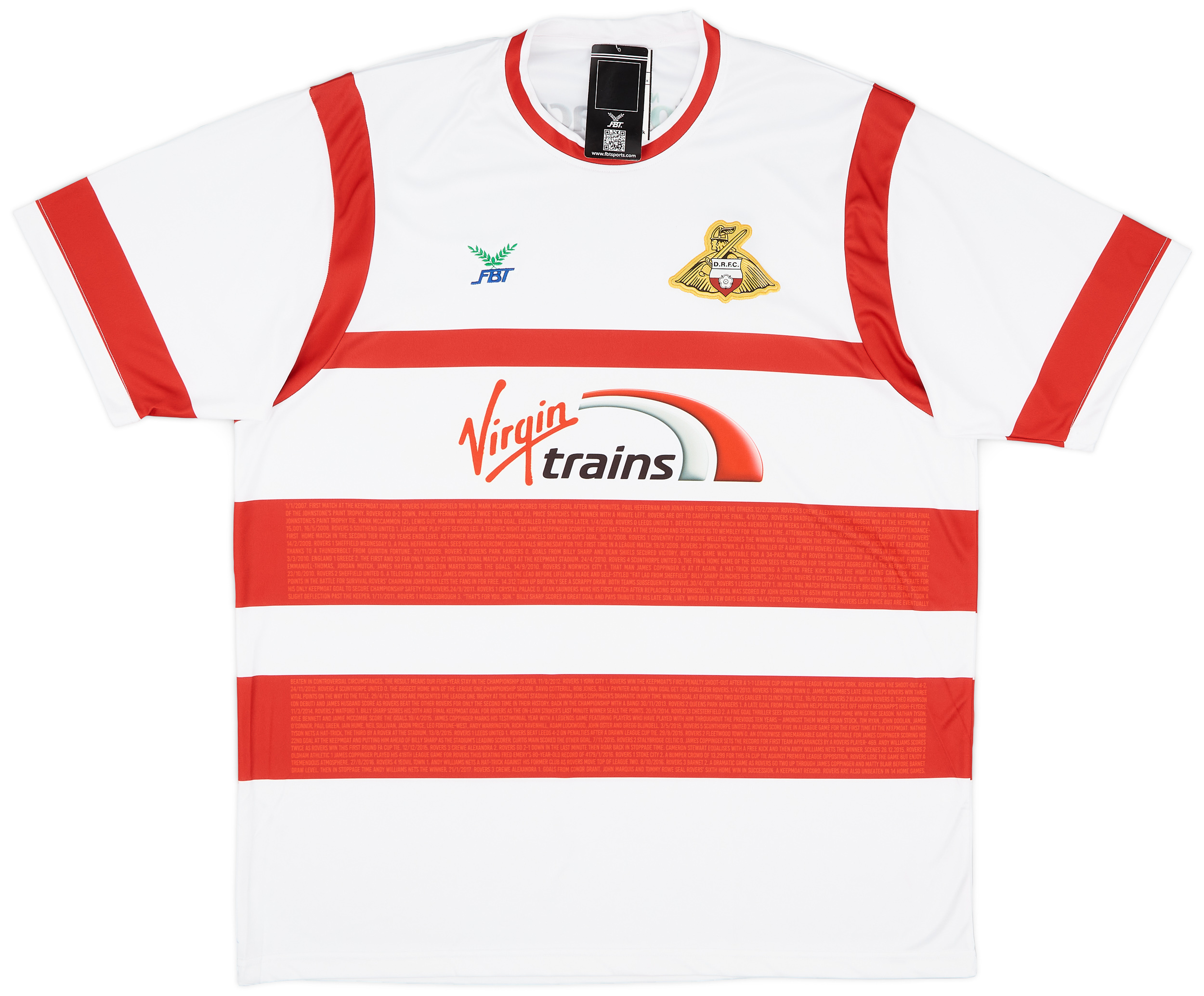 2017-18 Doncaster Rovers Home Shirt ()