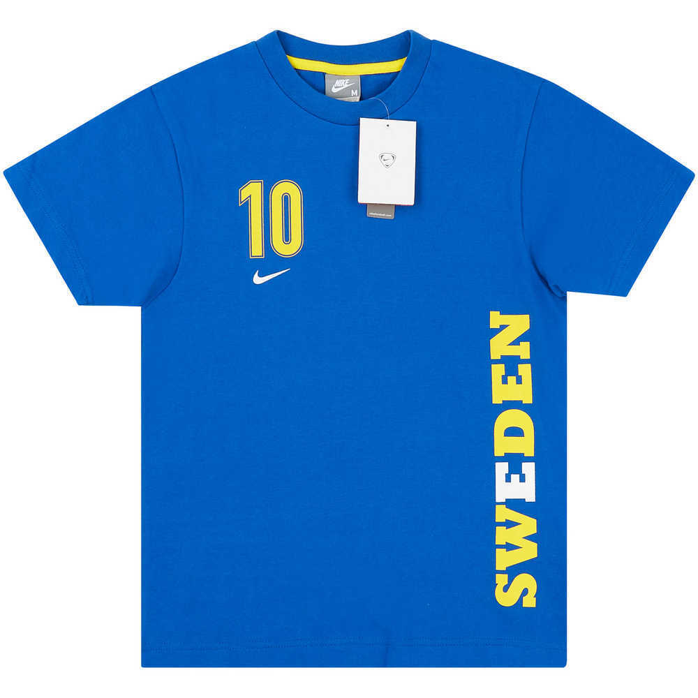 2006-08 Sweden Nike Ibrahimović #10 Tee *BNIB* M.Kids