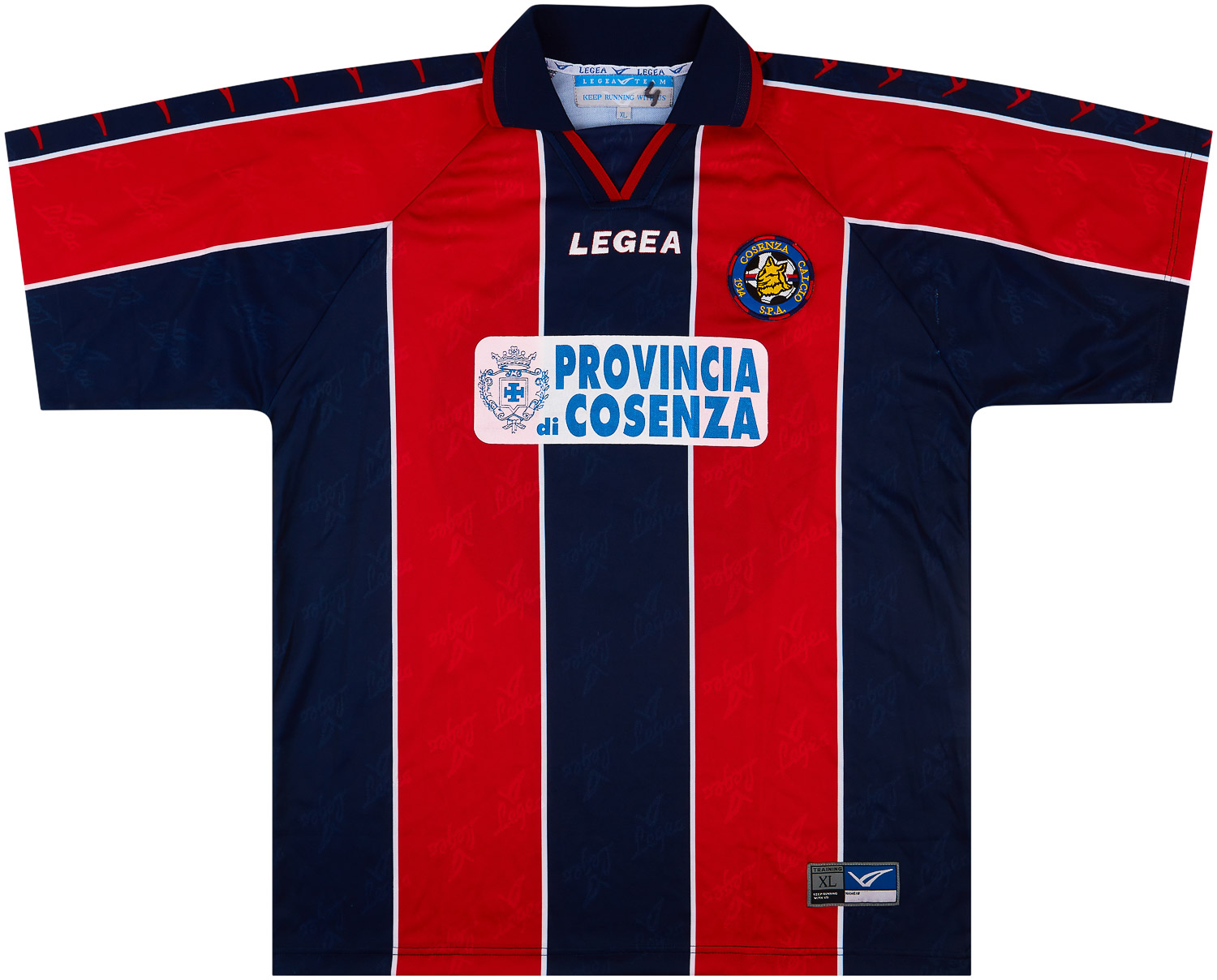 2001-02 Cosenza Match Issue Home Shirt Traversa #4