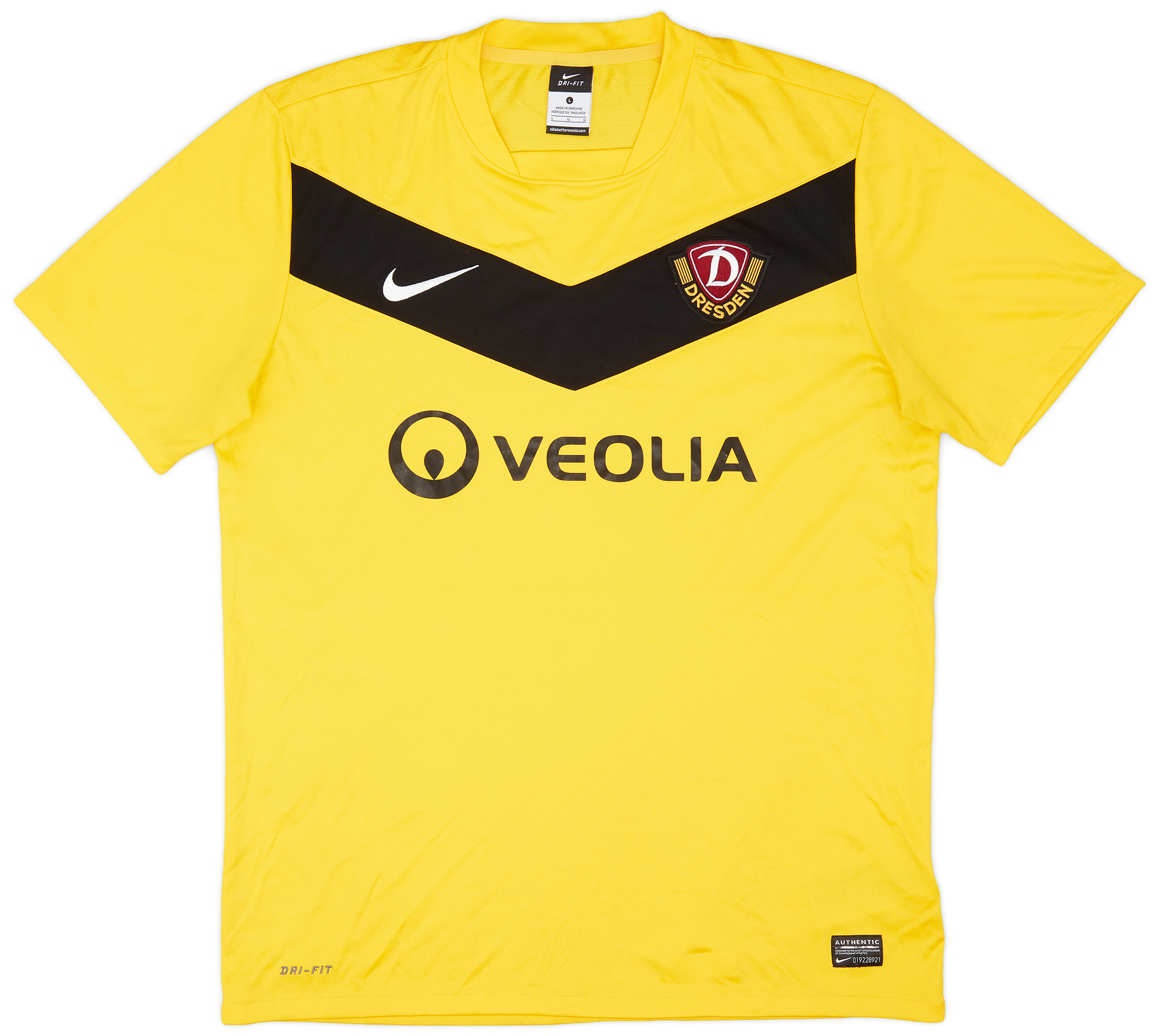 2011-12 Dynamo Dresden Home Shirt - 6/10 - ()
