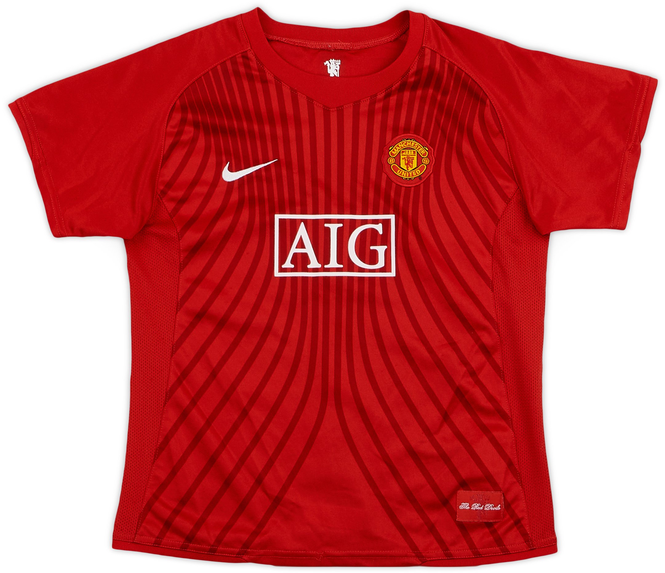 2007-09 Manchester United Home Shirt - 9/10 - (.Infants)