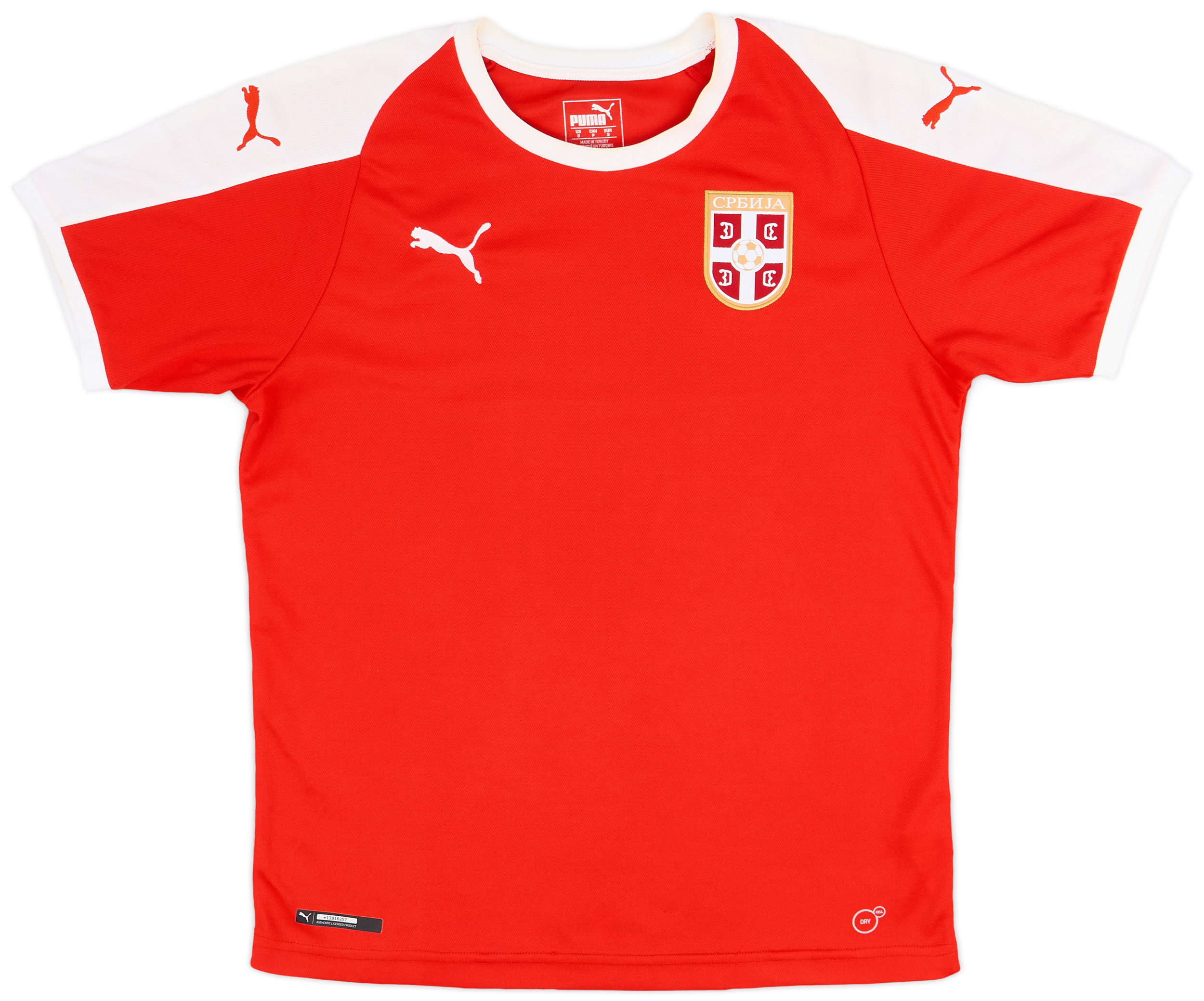 2018-19 Serbia Home Shirt - 8/10 - ()