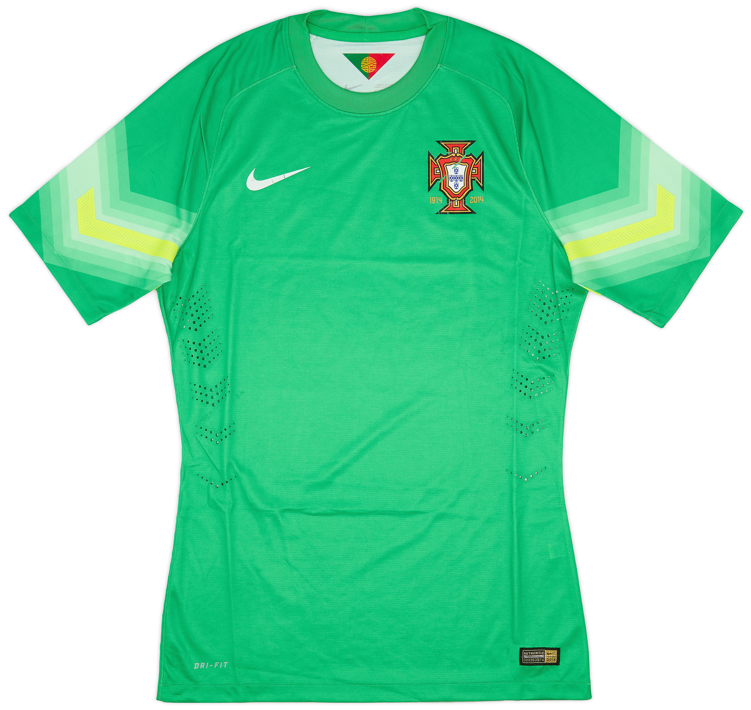 2014-16 Portugal Player Issue GK Shirt - 6/10 - ()