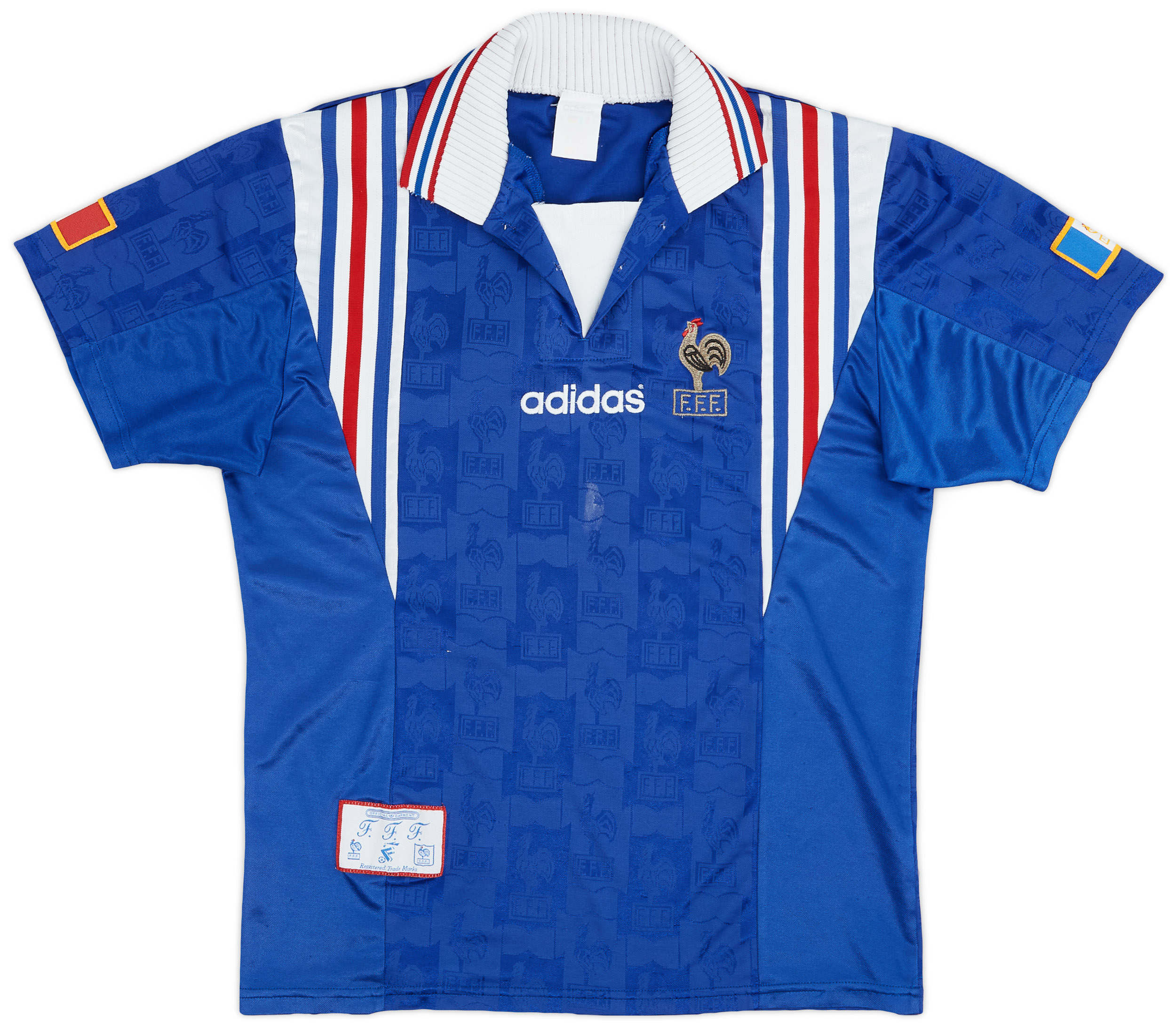 1996-98 France Home Shirt - 5/10 - ()