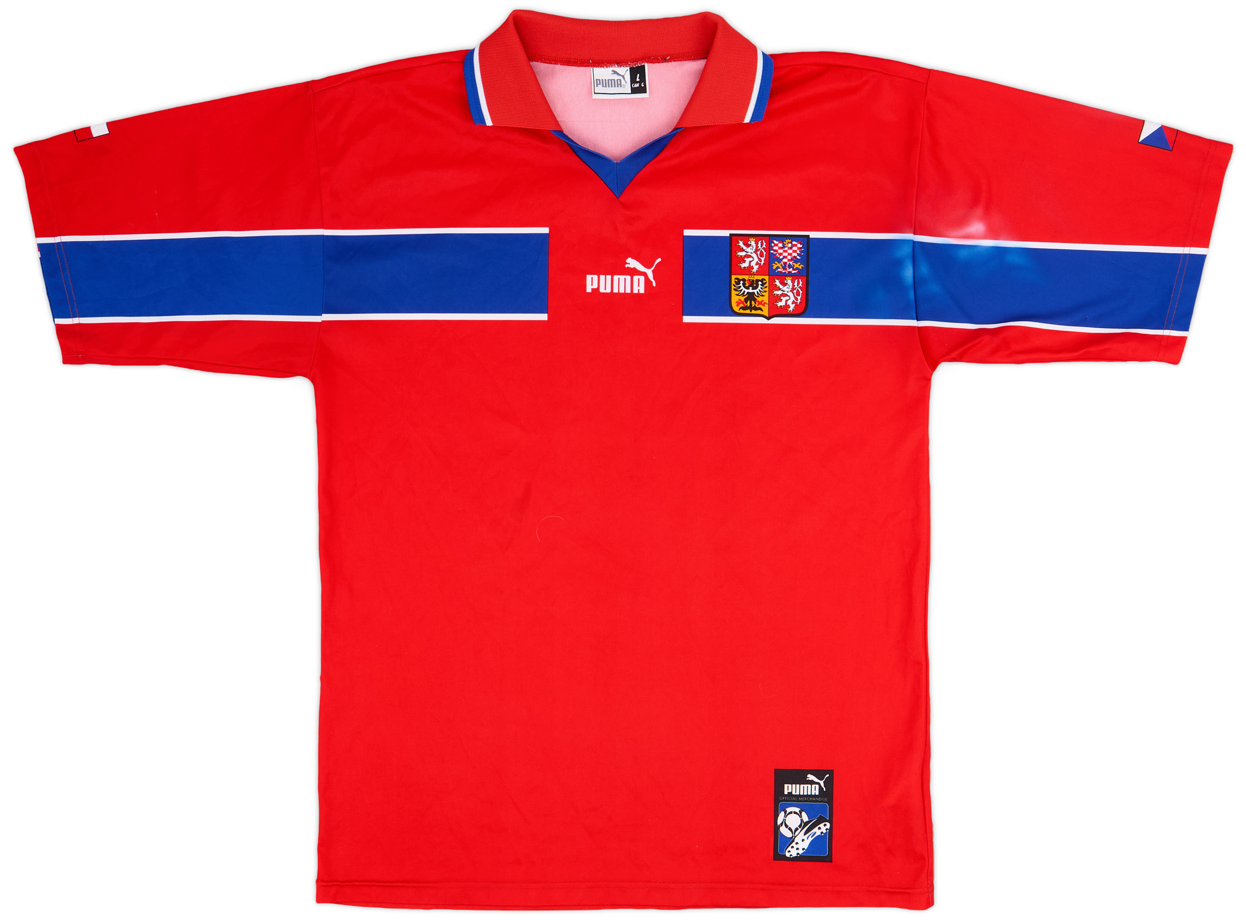 1998-00 Czech Republic Basic Home Shirt - 6/10 - ()