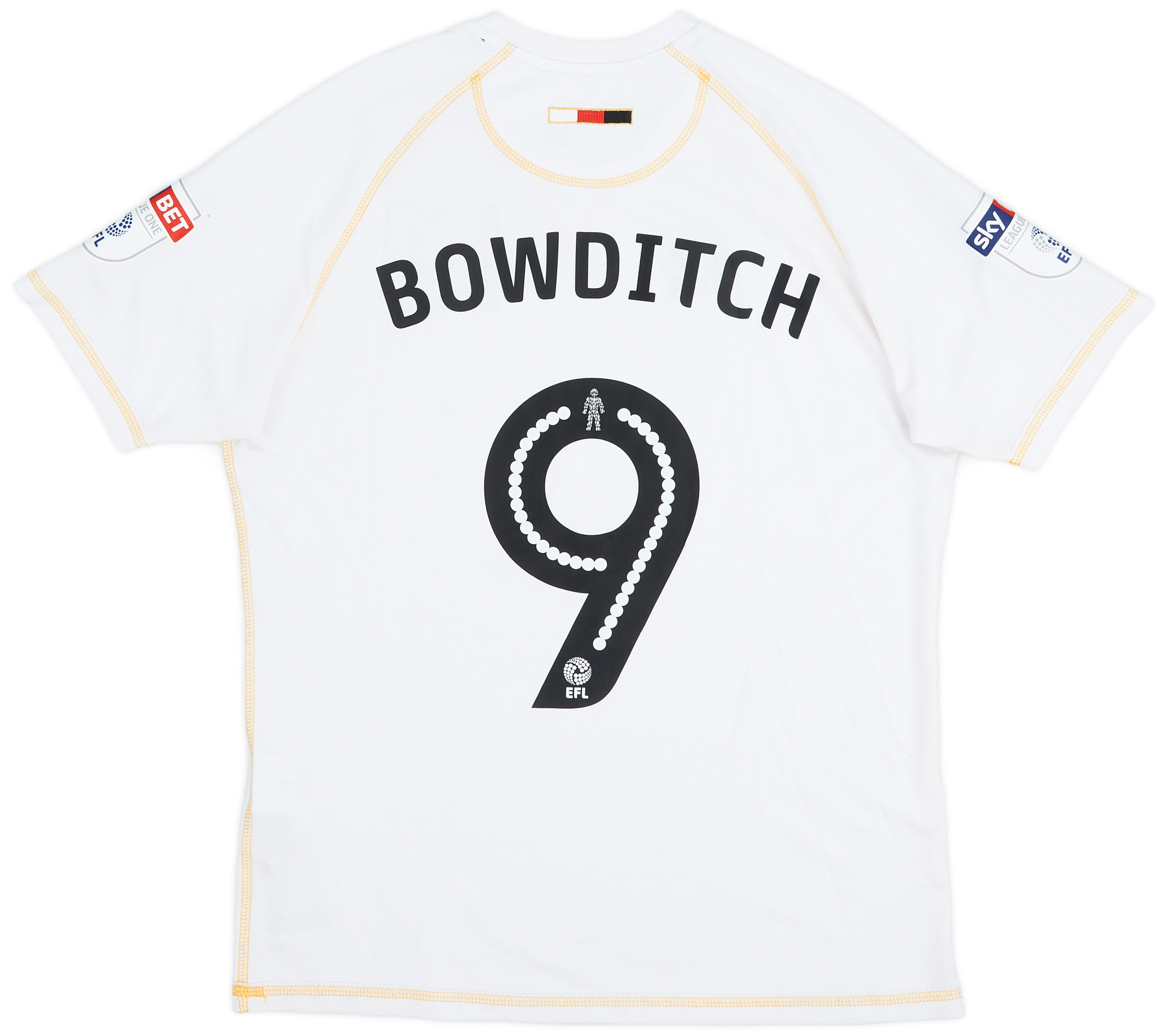 2016-17 MK Dons Home Shirt Bowditch #9 - 9/10 - ()