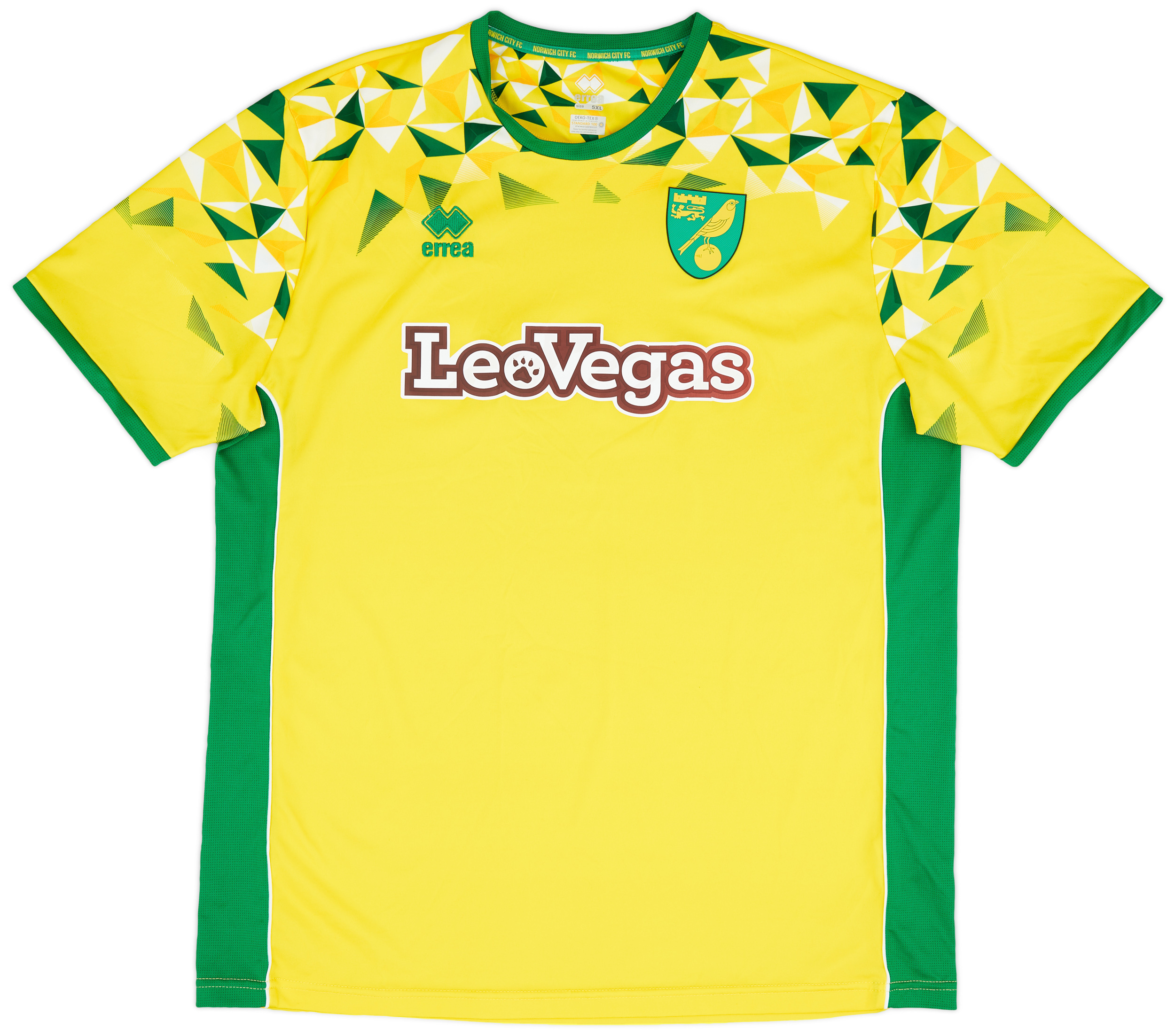 2018-19 Norwich City Home Shirt - 9/10 - (5XL)