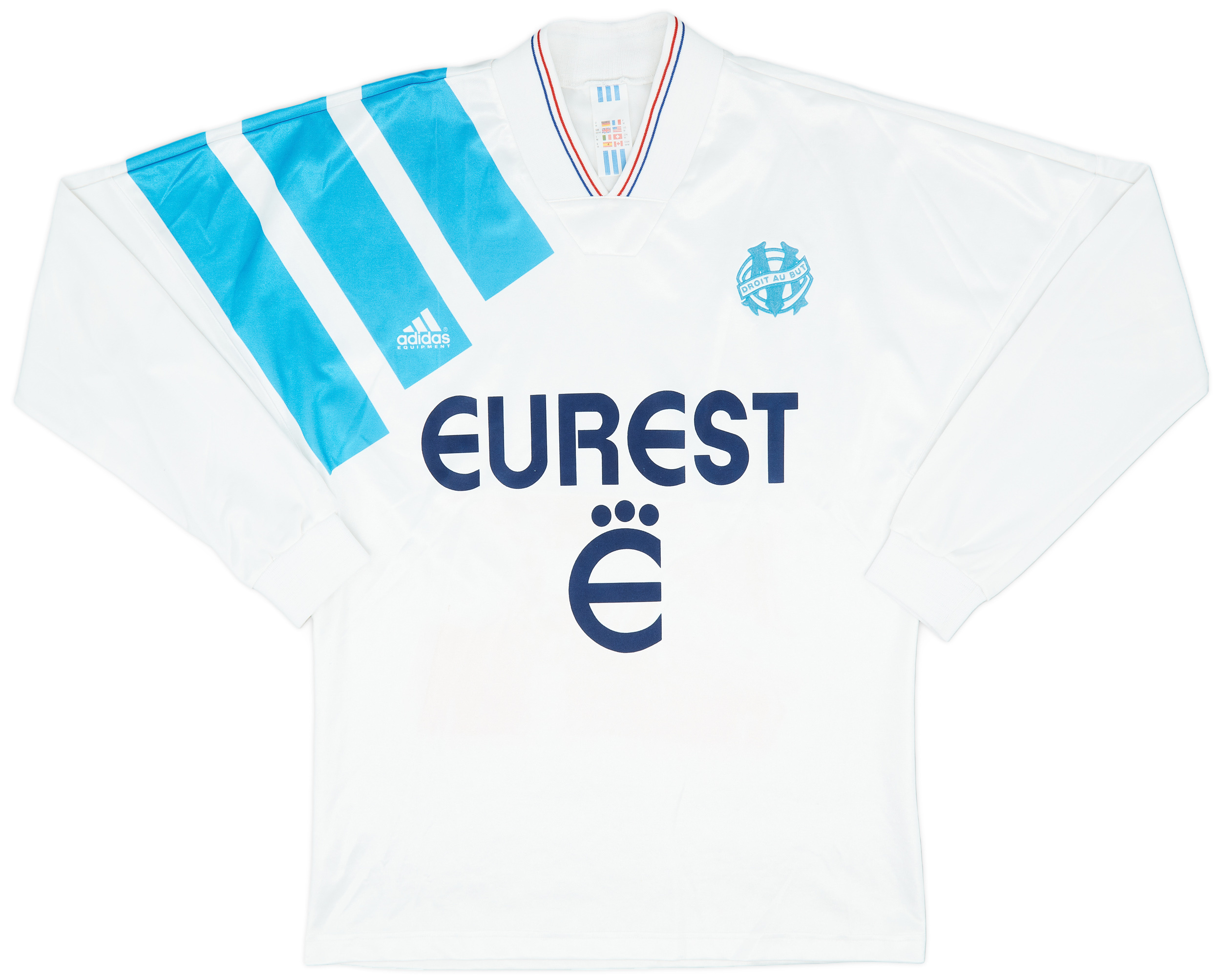 1993-94 Olympique Marseille Home Shirt - 6/10 - (/)