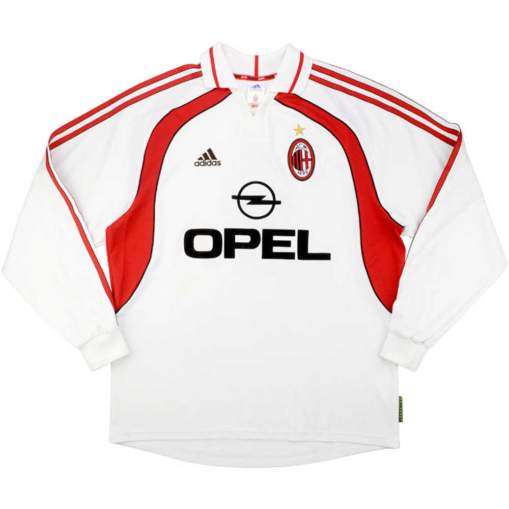2000-01 AC Milan Player Issue Away L/S Shirt (Good) S