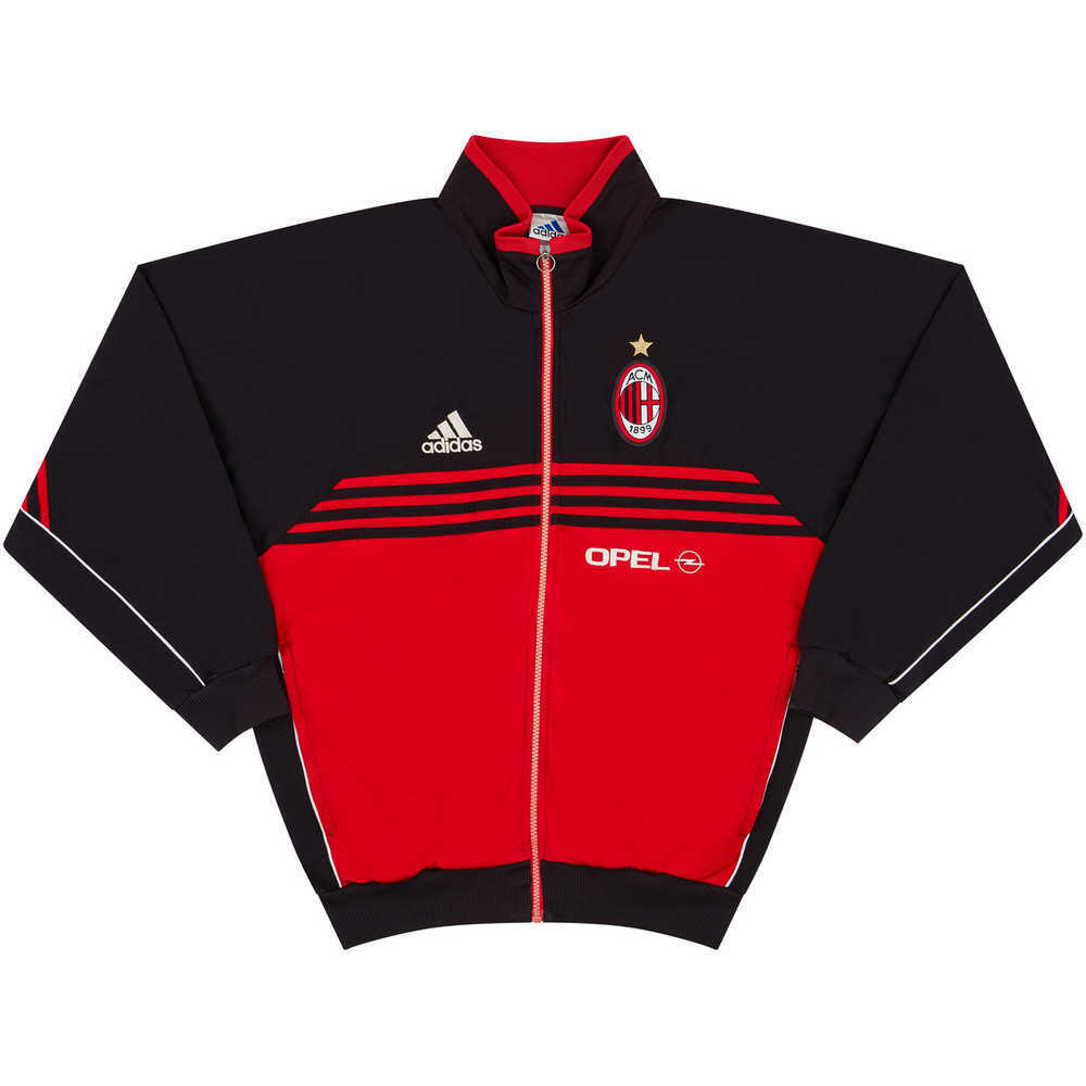 2000-02 AC Milan Adidas Track Jacket (Very Good) S
